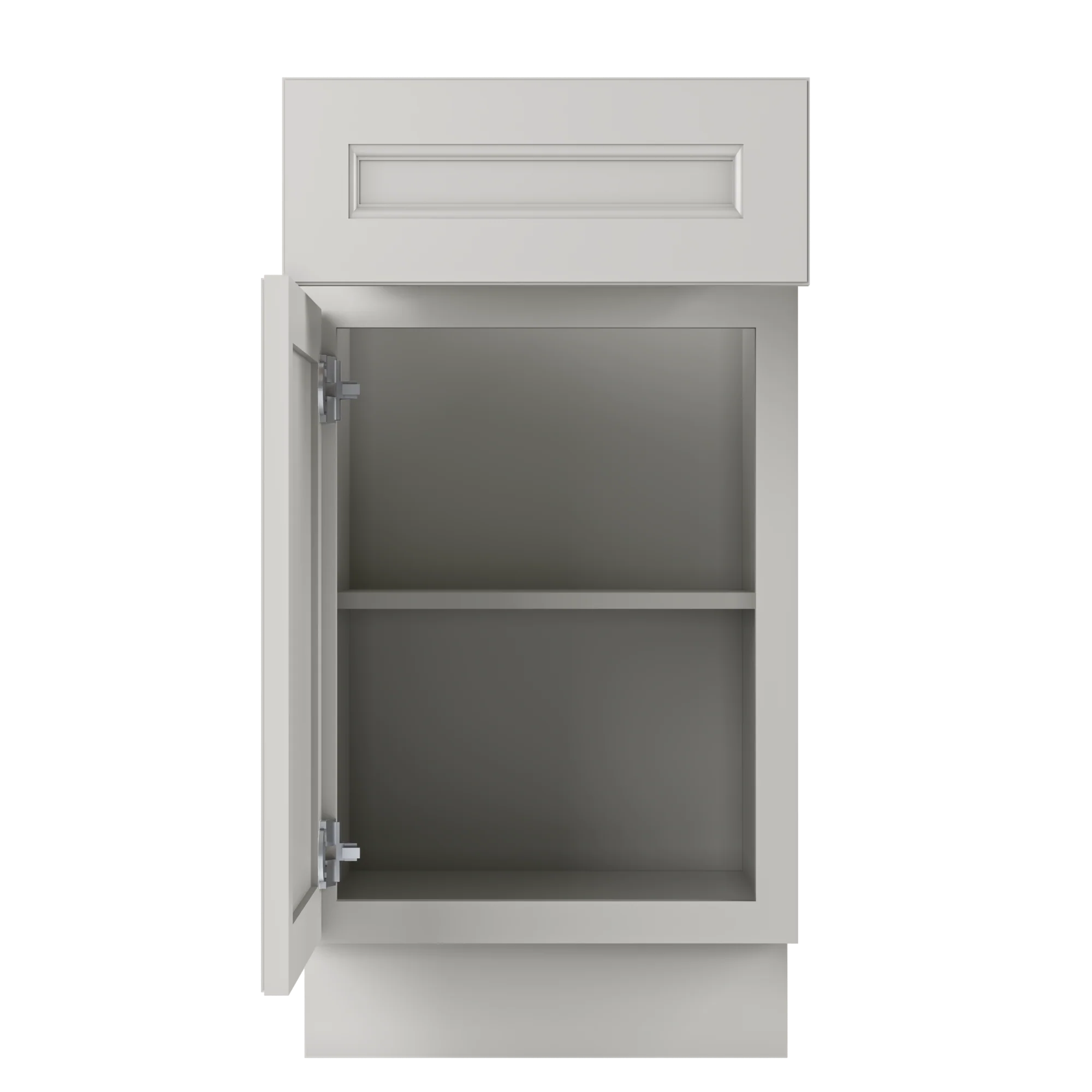 Base Single Door One Drawer 18" Wide Milan Pearl Cabinet - Image 5