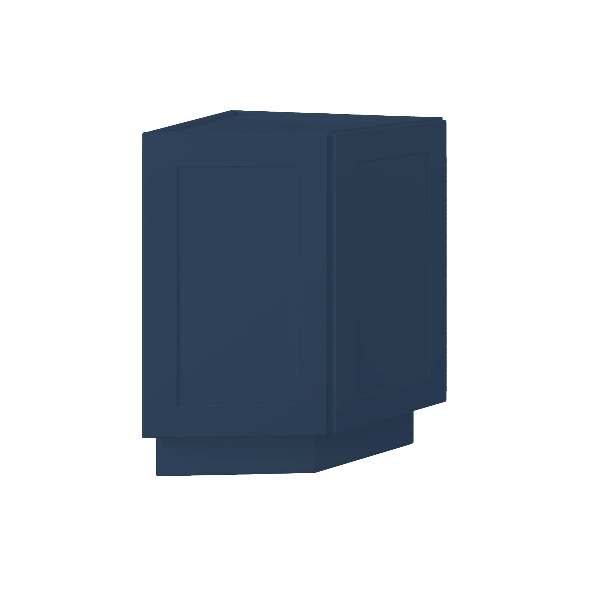 Base End Kitchen Cabinet BECF24 Danbury Blue LessCare 24 in. width 34.5 in. height 24 in. depth - Image 2