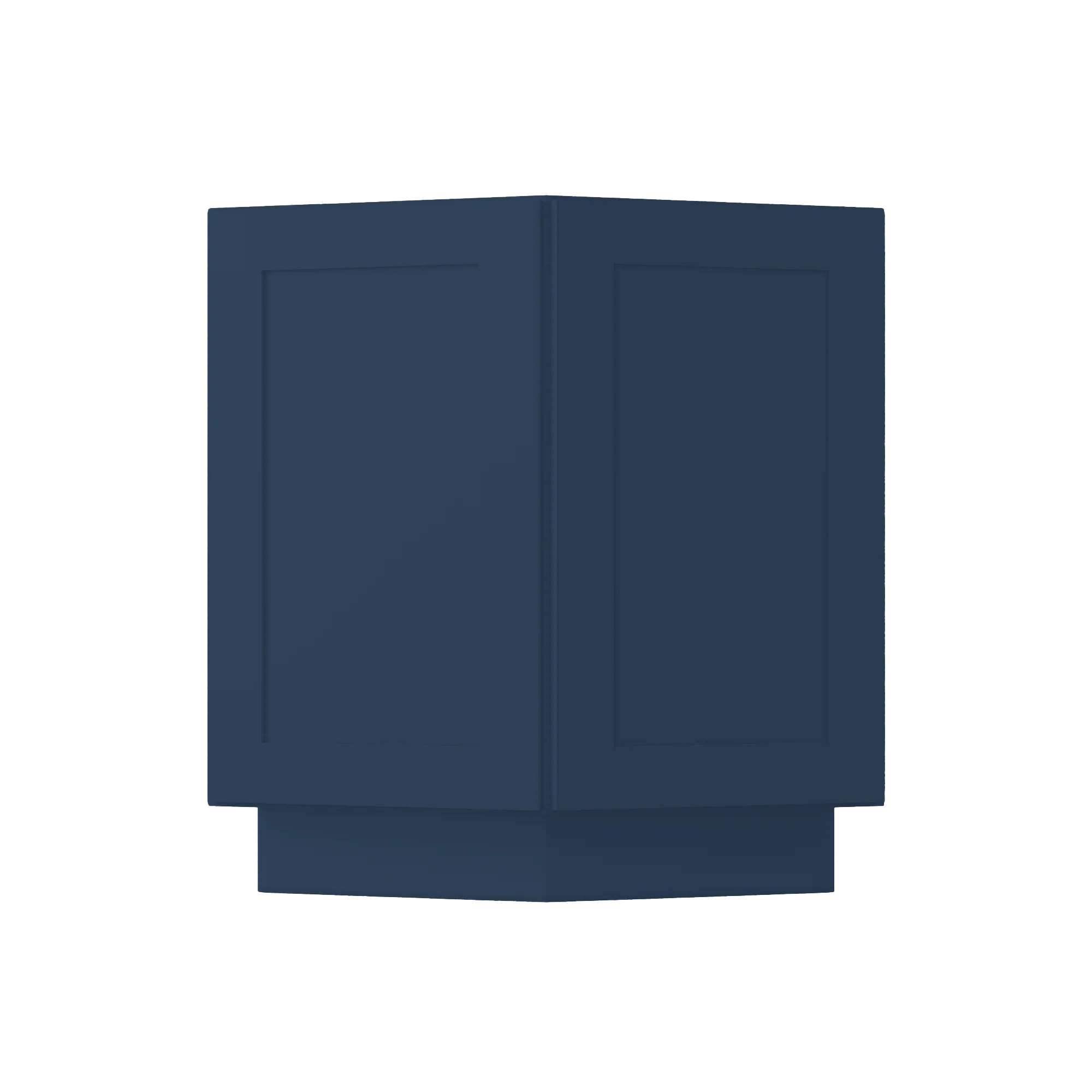 Base End Kitchen Cabinet BECF24 Danbury Blue LessCare 24 in. width 34.5 in. height 24 in. depth - Image 3