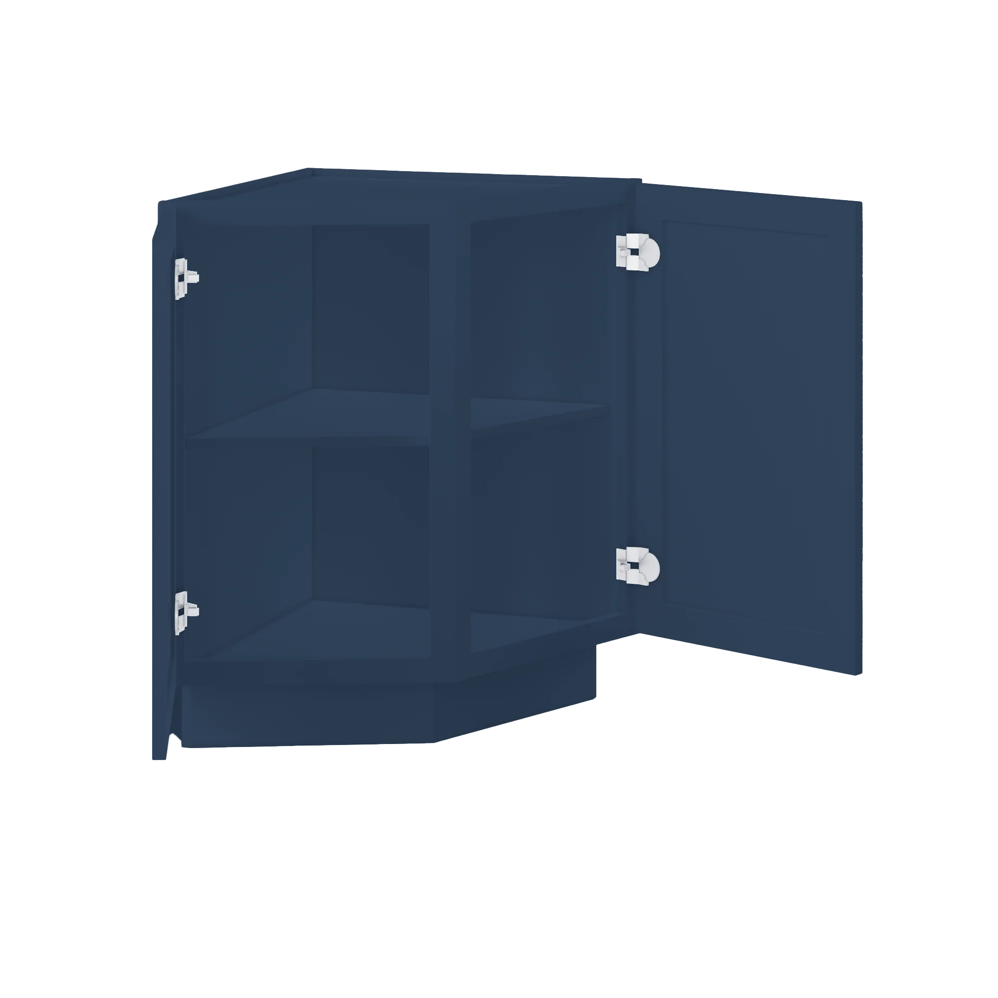 Base End Kitchen Cabinet BECF24 Danbury Blue LessCare 24 in. width 34.5 in. height 24 in. depth - Image 4