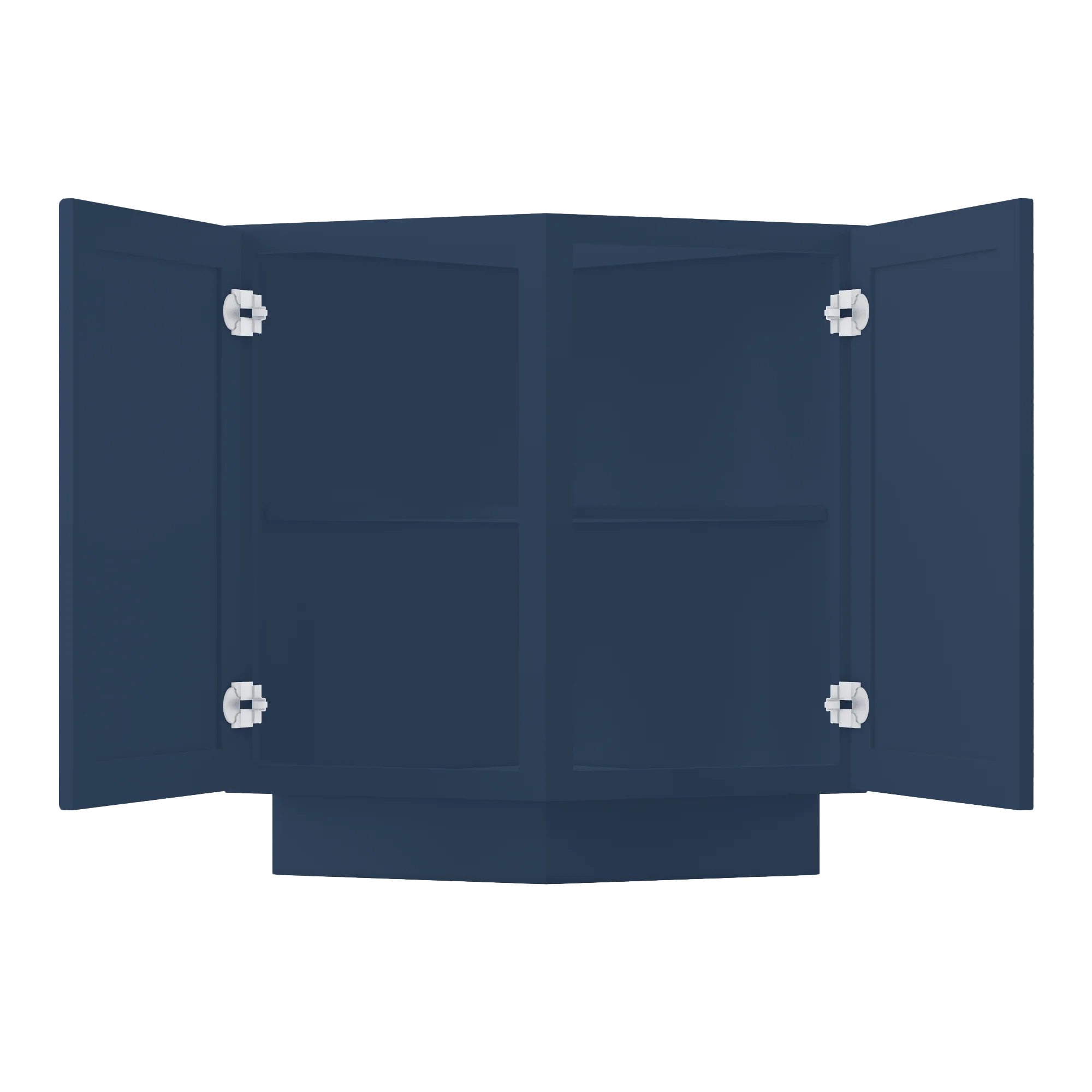 Base End Kitchen Cabinet BECF24 Danbury Blue LessCare 24 in. width 34.5 in. height 24 in. depth - Image 5