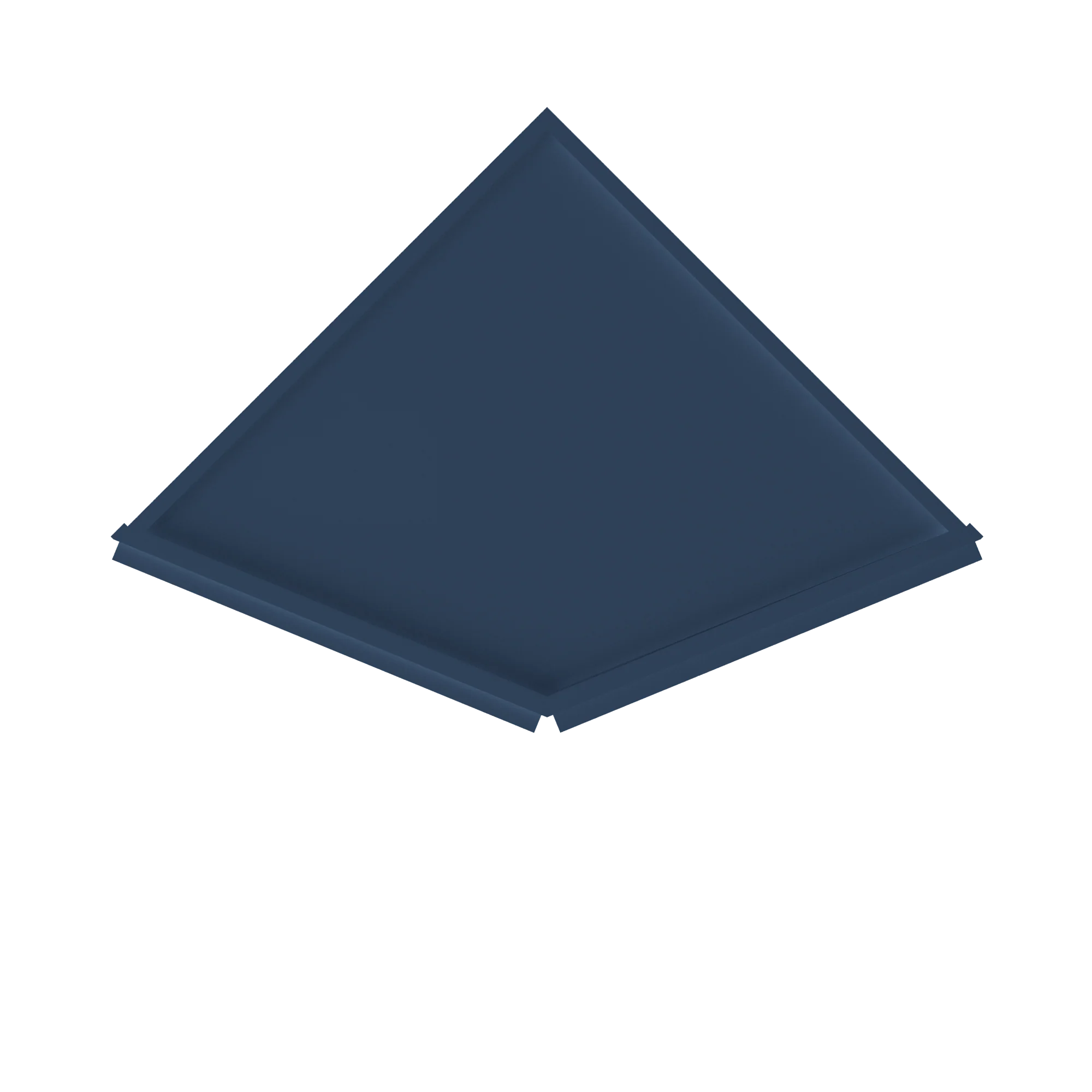 Base End Kitchen Cabinet BECF24 Danbury Blue LessCare 24 in. width 34.5 in. height 24 in. depth - Image 6