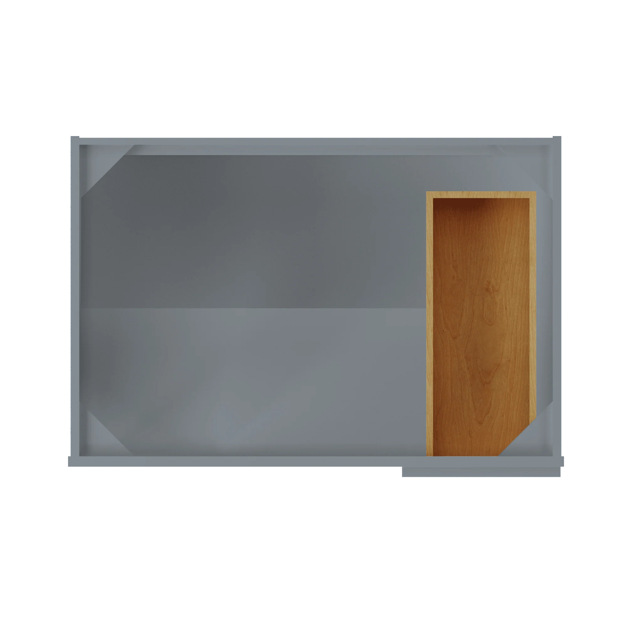 Blind Corner Base Kitchen Cabinet SCB36 Colonial Gray LessCare 36 in. width 34.5 in. height 24 in. depth - Image 6