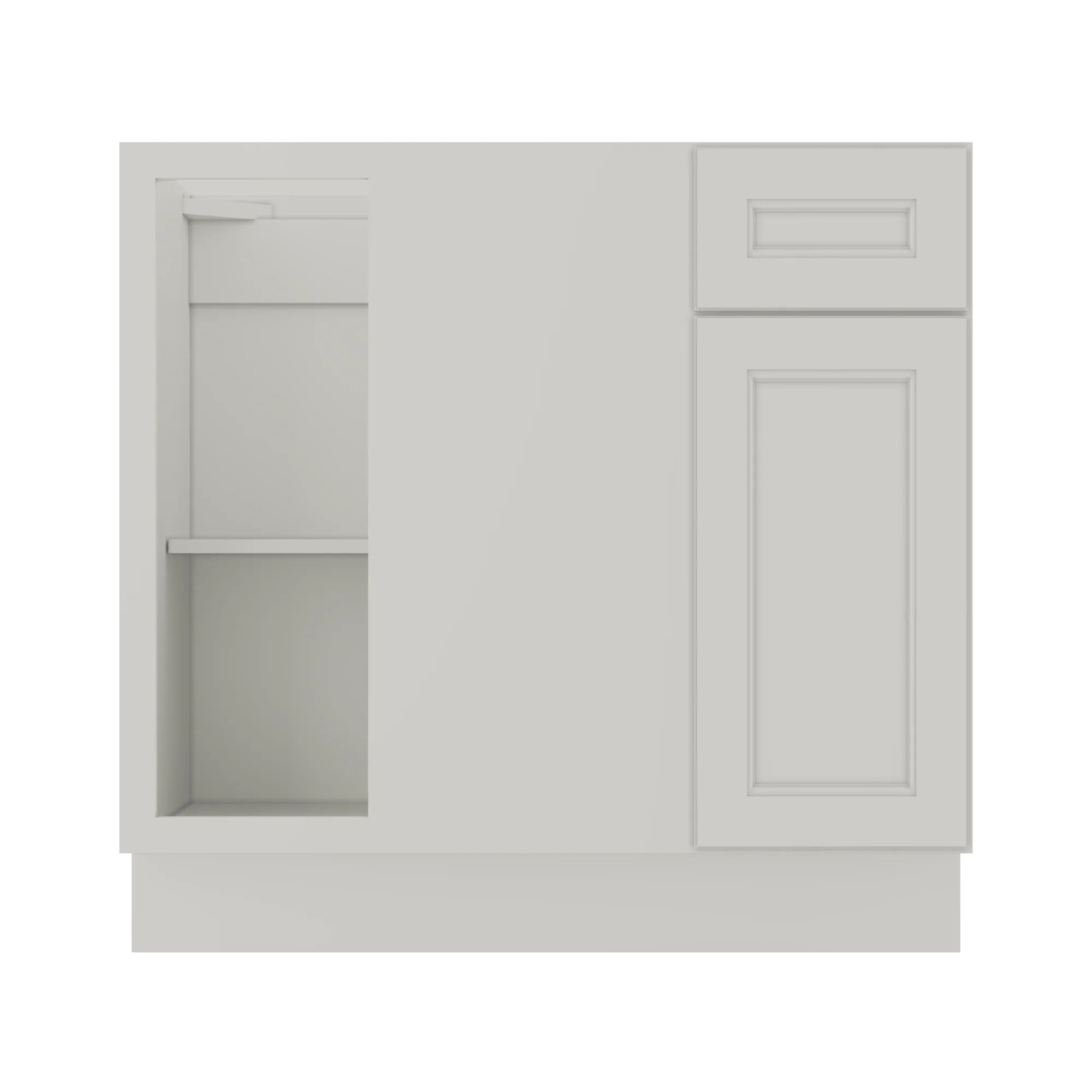 Blind Corner Base Kitchen Cabinet SCB36 Milan Pearl 36 in. width 34.5 in. height 24 in. depth - Image 3