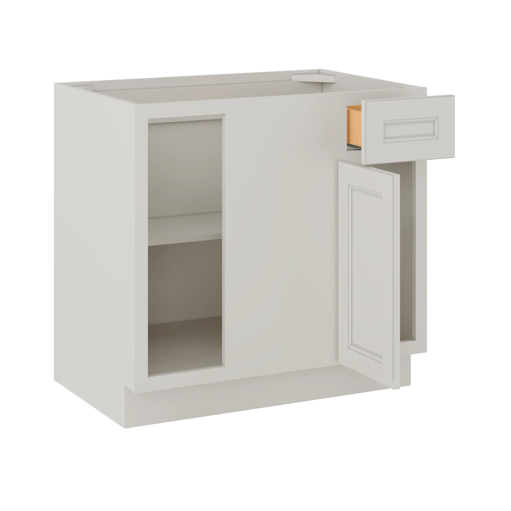 Blind Corner Base Kitchen Cabinet SCB36 Milan Pearl 36 in. width 34.5 in. height 24 in. depth - Image 4