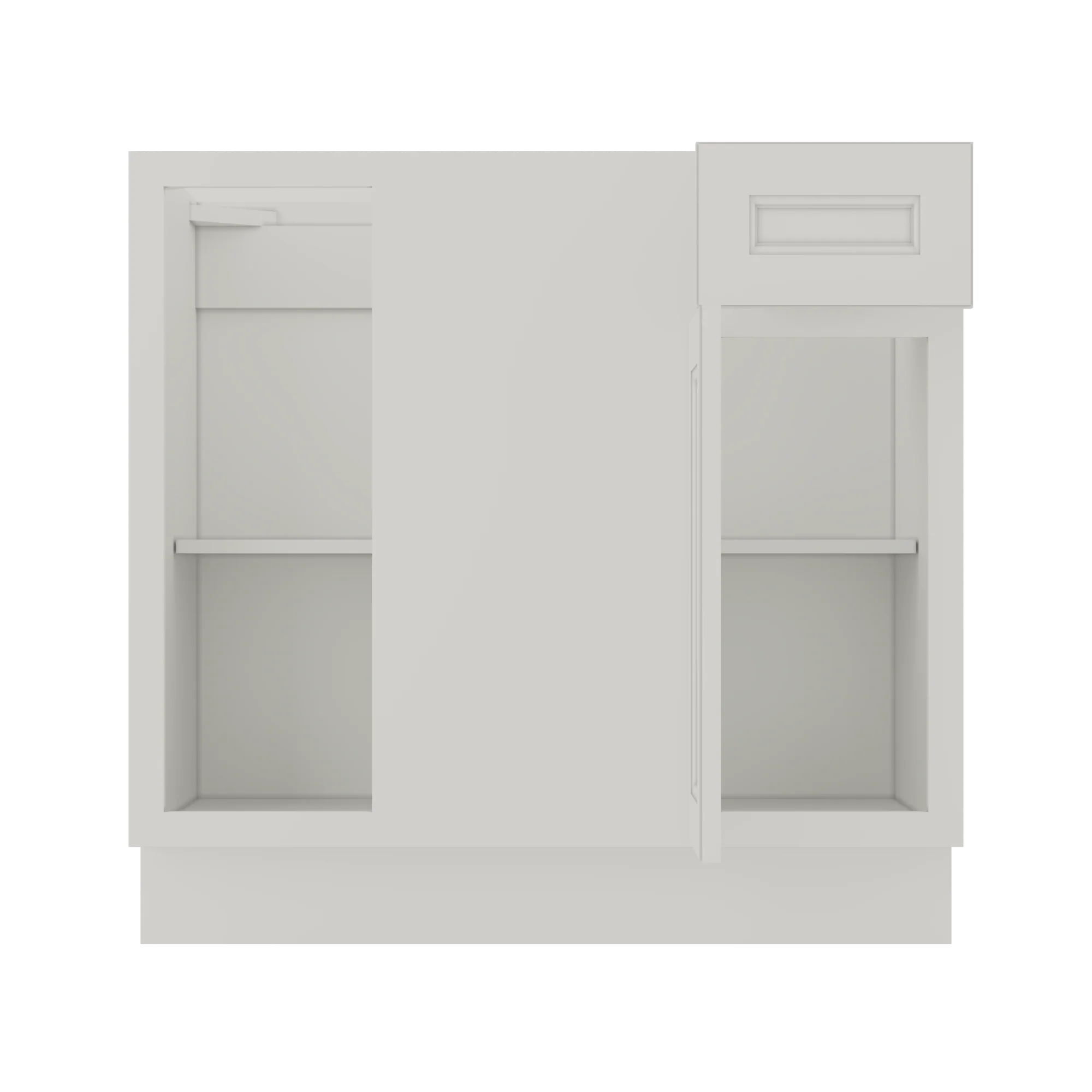 Blind Corner Base Kitchen Cabinet SCB36 Milan Pearl 36 in. width 34.5 in. height 24 in. depth - Image 5