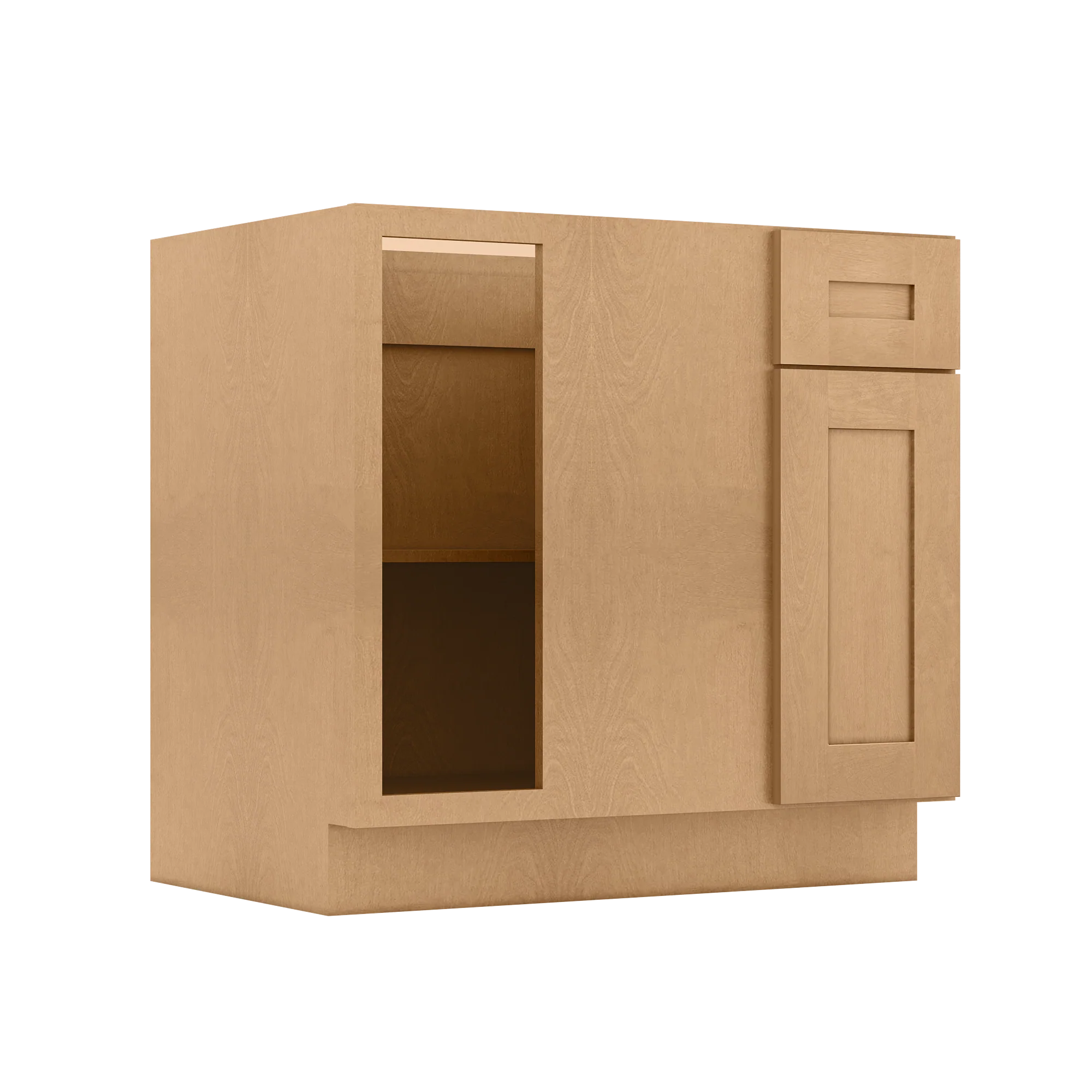 Blind Corner Base Kitchen Cabinet SCB36 Shaker Toffee 36 in. width 34.5 in. height 24 in. depth - Image 2