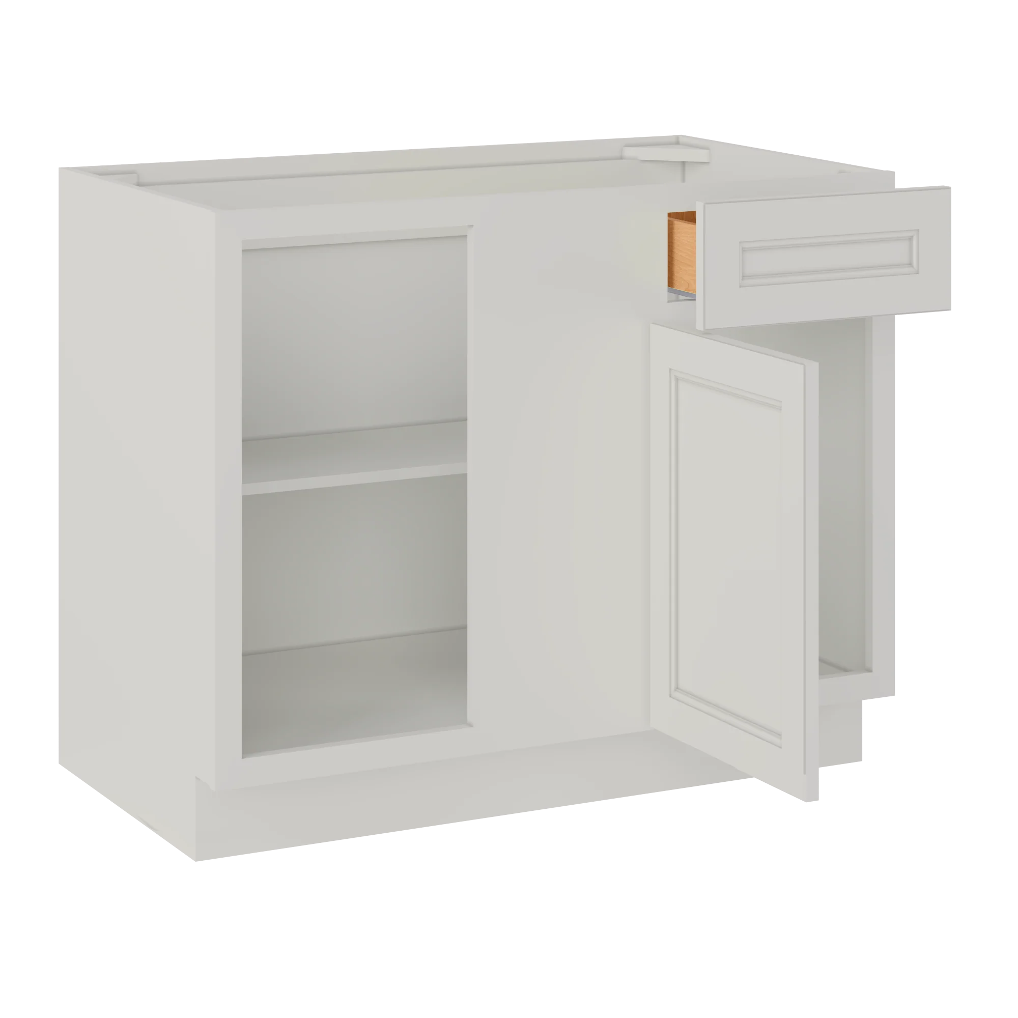Blind Corner Base Kitchen Cabinet SCB42 Milan Pearl 42 in. width 34.5 in. height 24 in. depth - Image 4