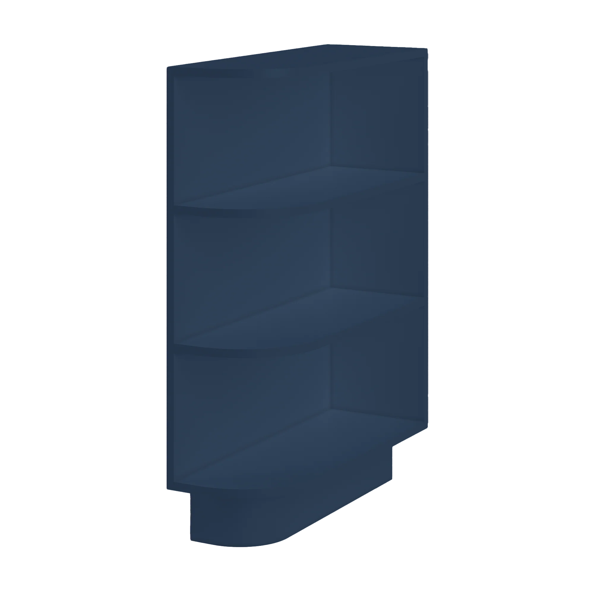 What-Not Shelf Base Kitchen Cabinet BWNT9 Danbury Blue LessCare 9 in. width 34.5 in. height 24 in. depth - Image 2