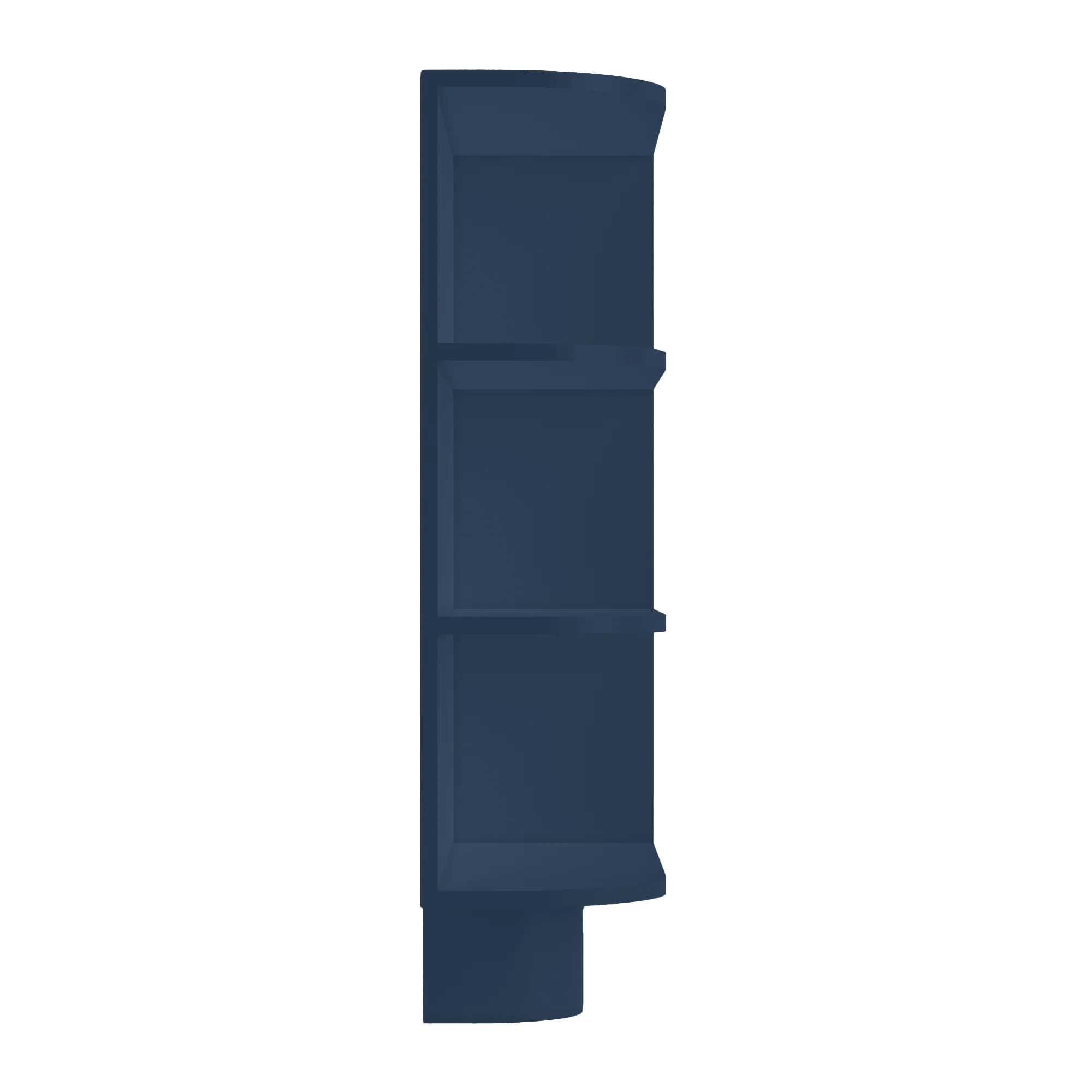 What-Not Shelf Base Kitchen Cabinet BWNT9 Danbury Blue LessCare 9 in. width 34.5 in. height 24 in. depth - Image 3