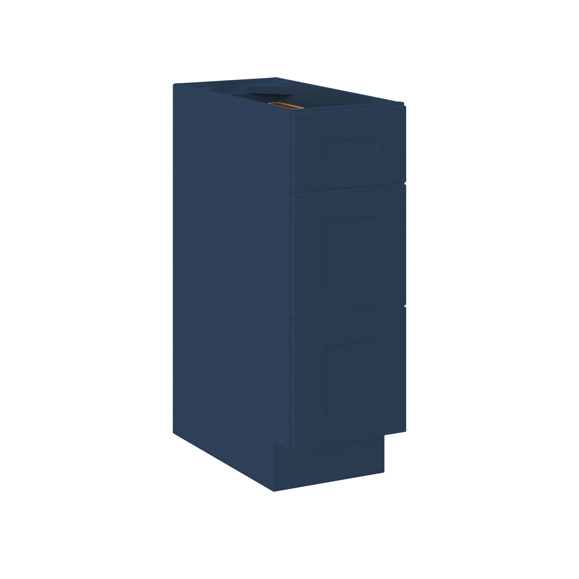 Drawer Base Kitchen Cabinet DB12 Danbury Blue LessCare 12 in. width 34.5 in. height 24 in. depth - Image 2