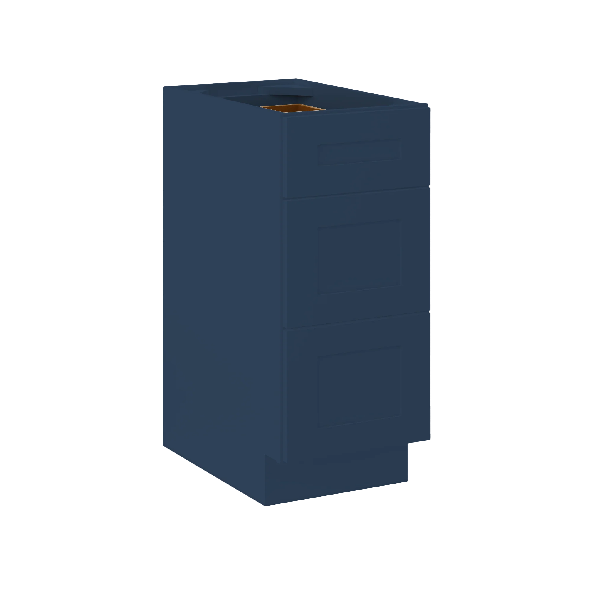 Drawer Base Kitchen Cabinet DB15 Danbury Blue LessCare 15 in. width 34.5 in. height 24 in. depth - Image 2