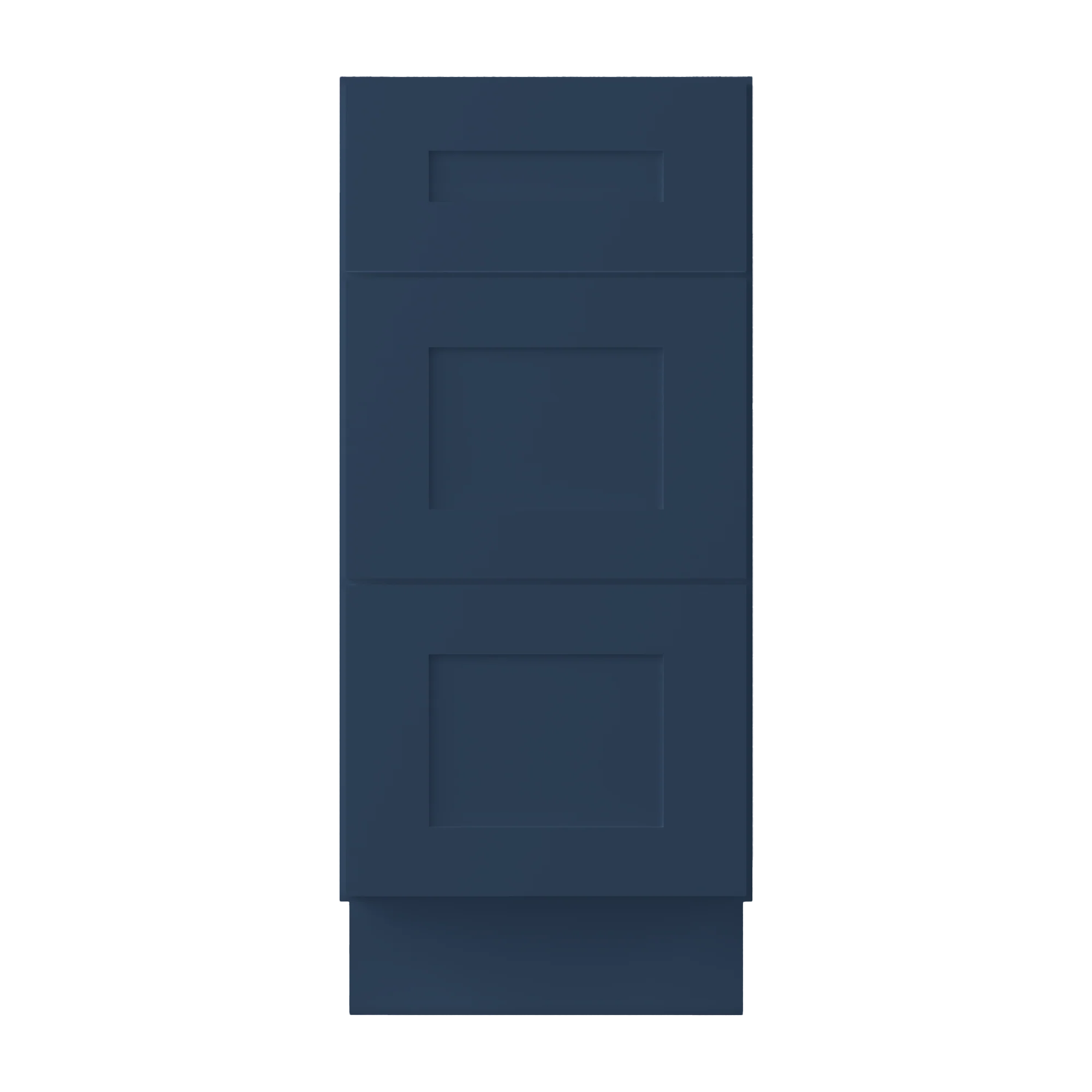 Drawer Base Kitchen Cabinet DB15 Danbury Blue LessCare 15 in. width 34.5 in. height 24 in. depth - Image 3