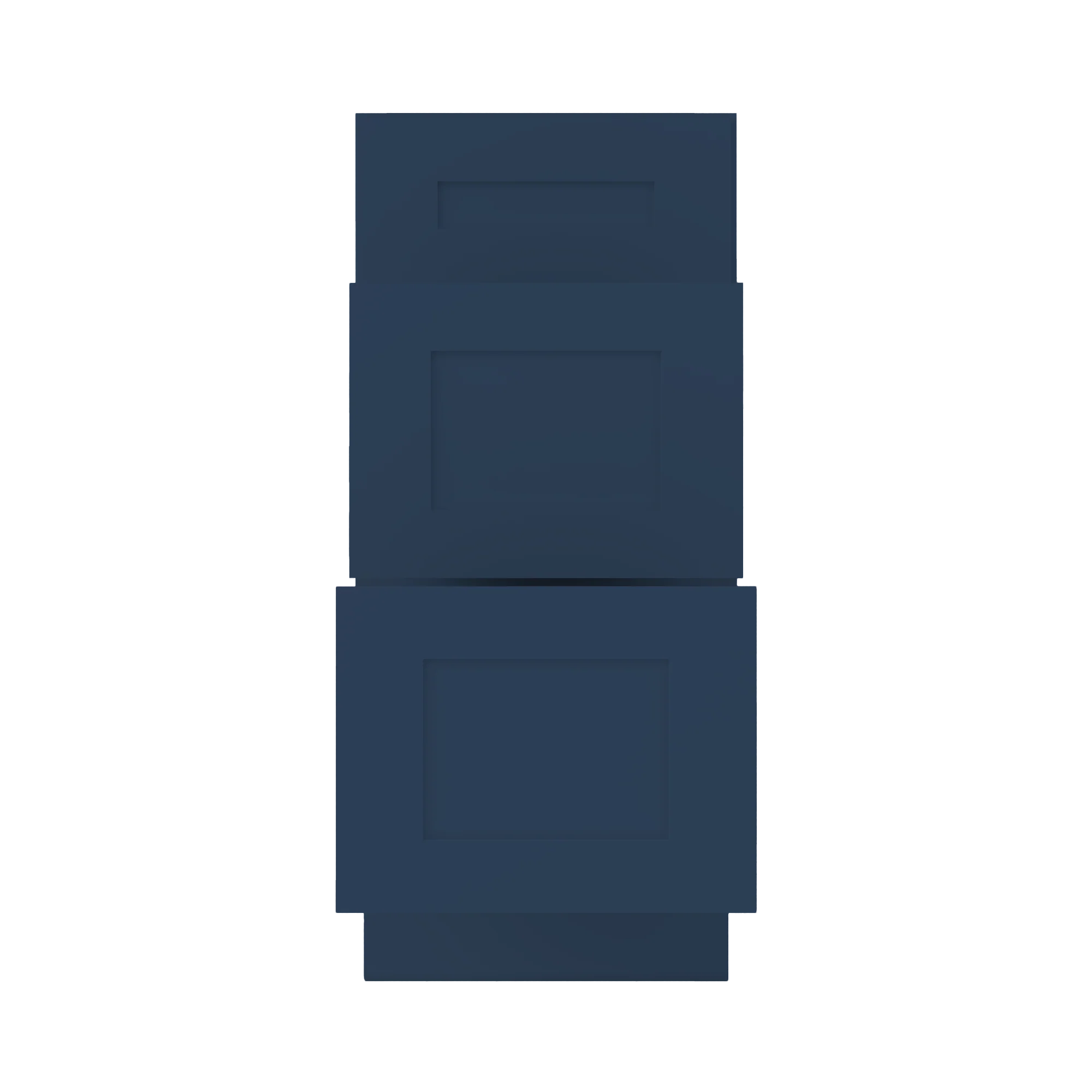 Drawer Base Kitchen Cabinet DB15 Danbury Blue LessCare 15 in. width 34.5 in. height 24 in. depth - Image 5