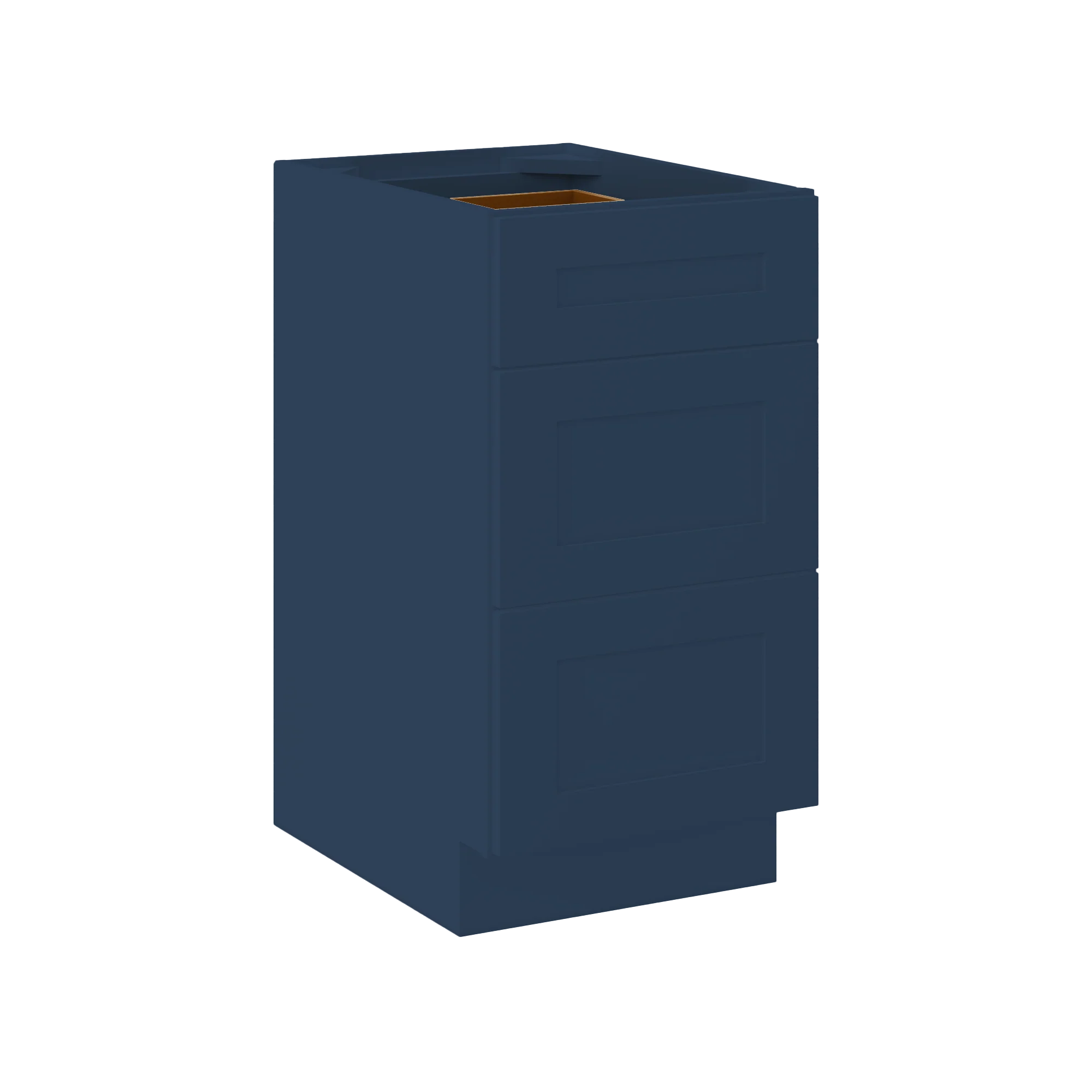 Drawer Base Kitchen Cabinet DB18 Danbury Blue LessCare 18 in. width 34.5 in. height 24 in. depth - Image 2