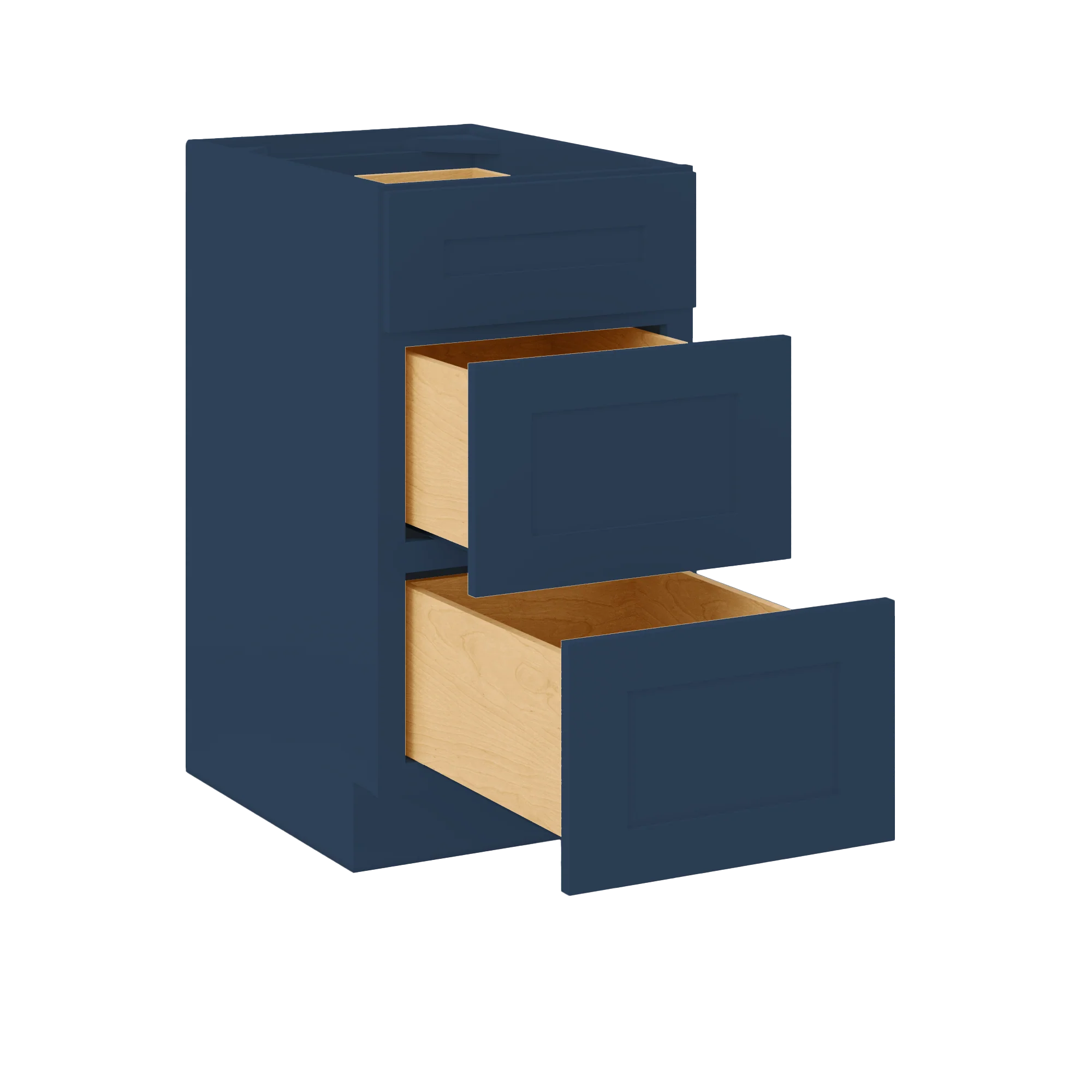 Drawer Base Kitchen Cabinet DB18 Danbury Blue LessCare 18 in. width 34.5 in. height 24 in. depth - Image 4