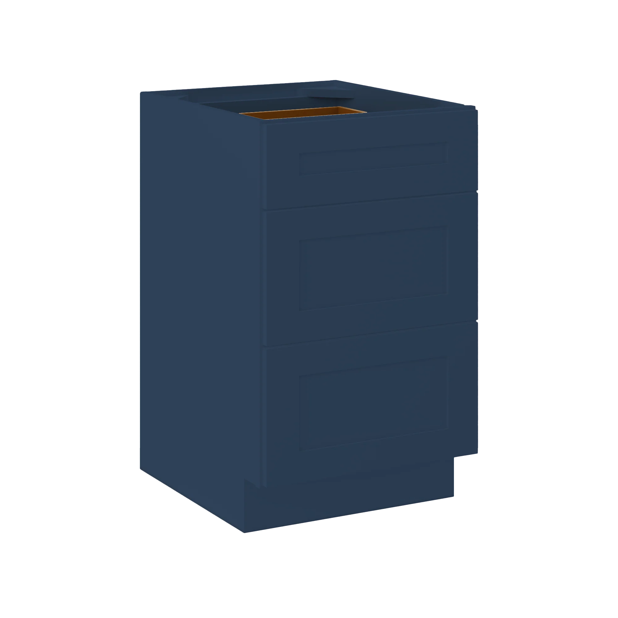 Drawer Base Kitchen Cabinet DB21 Danbury Blue LessCare 21 in. width 34.5 in. height 24 in. depth - Image 2
