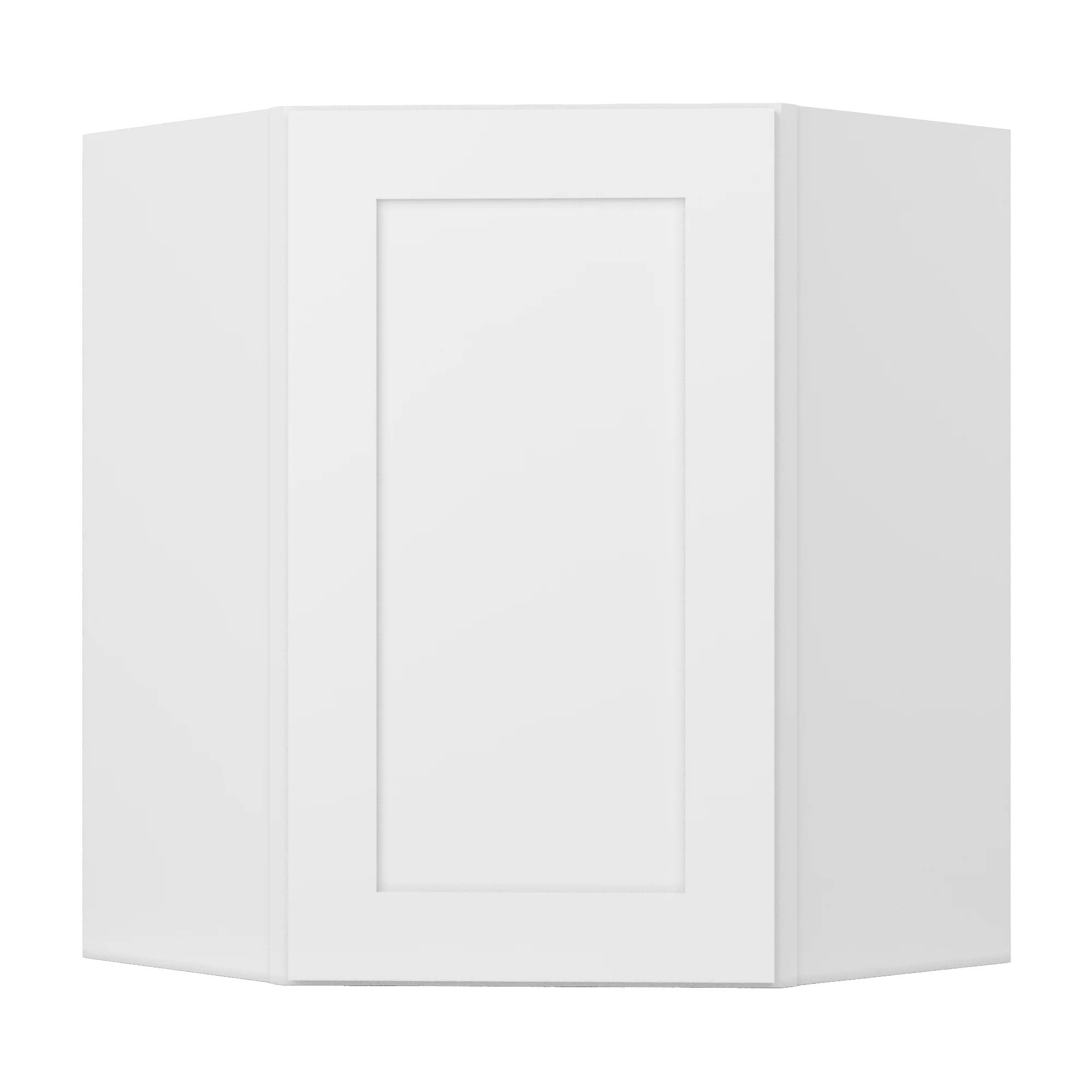 Diagonal Corner Kitchen Cabinet DC2430 Alpina White LessCare 24 in. width 30 in. height 12 in. depth - Image 3