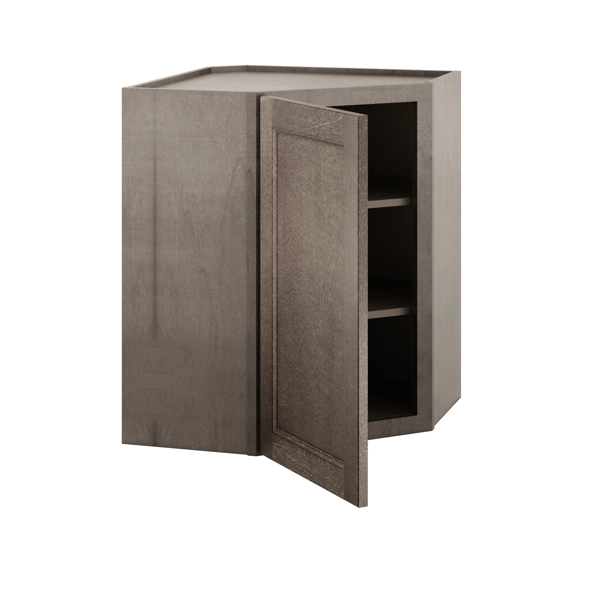 Diagonal Corner Kitchen Cabinet DC2430 Milan Slate 24 in. width 30 in. height 12 in. depth - Image 4