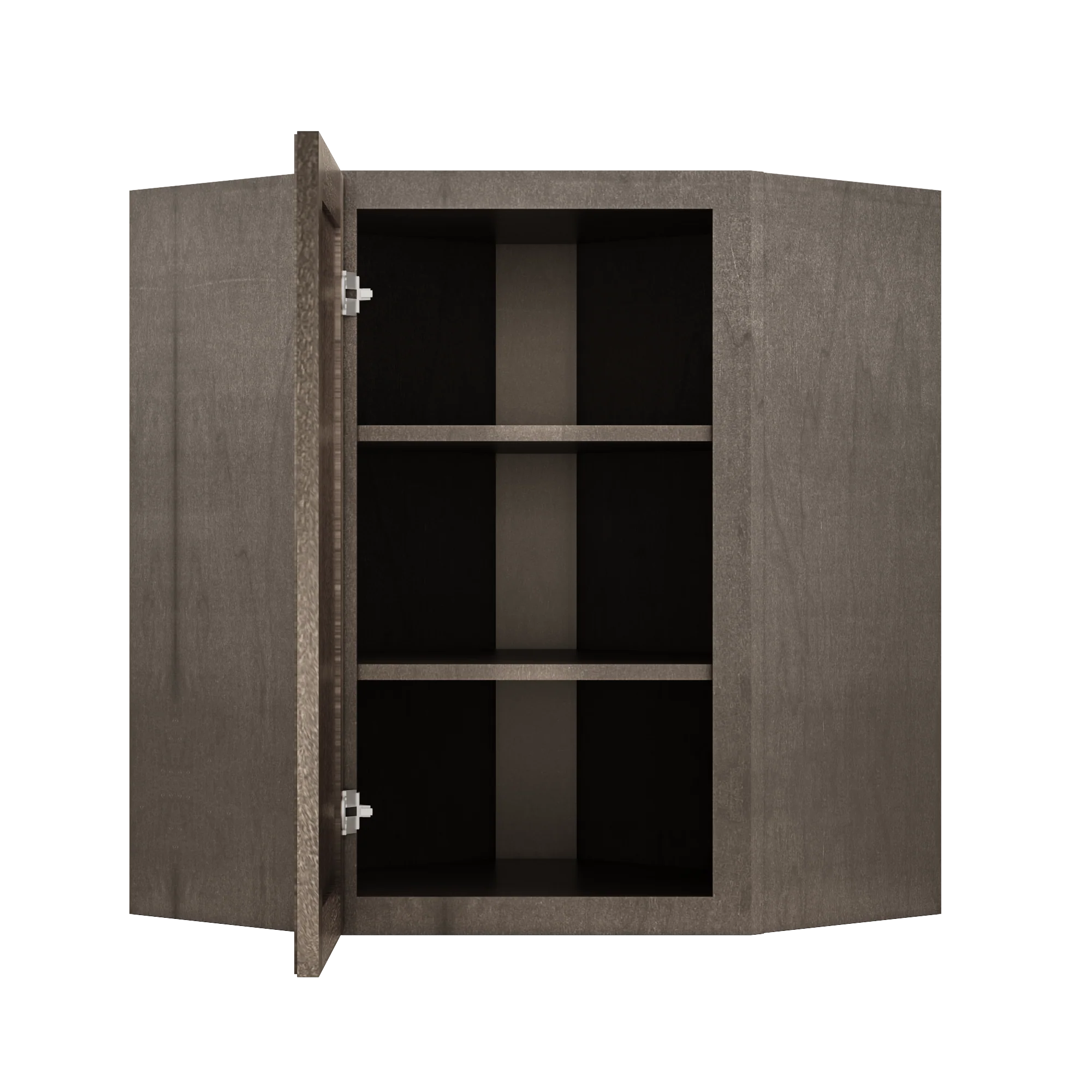 Diagonal Corner Kitchen Cabinet DC2430 Milan Slate 24 in. width 30 in. height 12 in. depth - Image 5