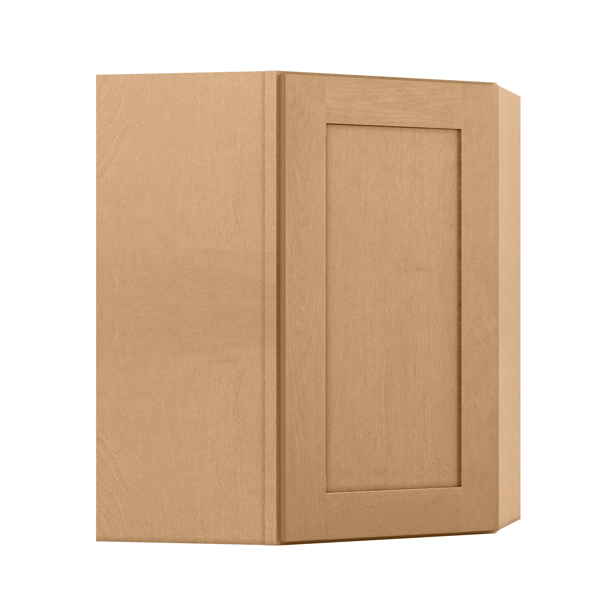 Diagonal Corner Kitchen Cabinet DC2430 Shaker Toffee 24 in. width 30 in. height 12 in. depth - Image 2
