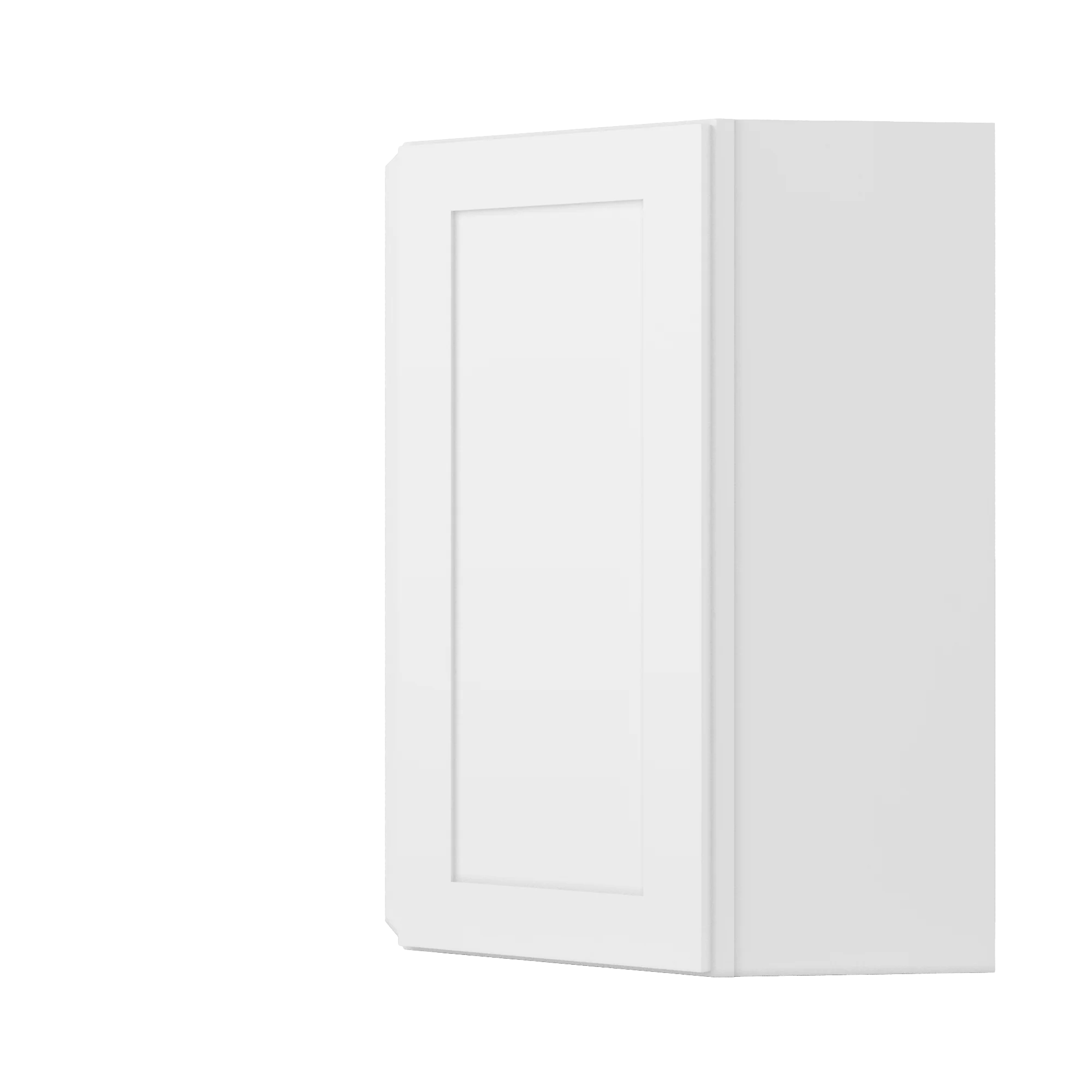 Diagonal Corner Kitchen Cabinet DC2436 Alpina White LessCare 24 in. width 36 in. height 12 in. depth - Image 3