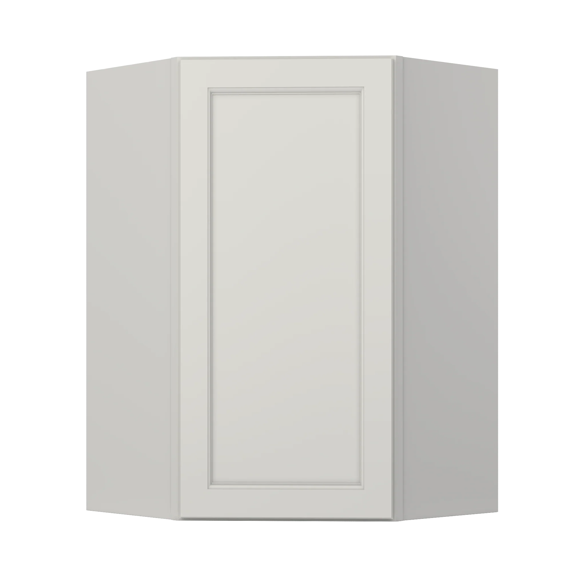 Diagonal Corner Kitchen Cabinet DC2436 Milan Pearl 24 in. width 36 in. height 12 in. depth - Image 3