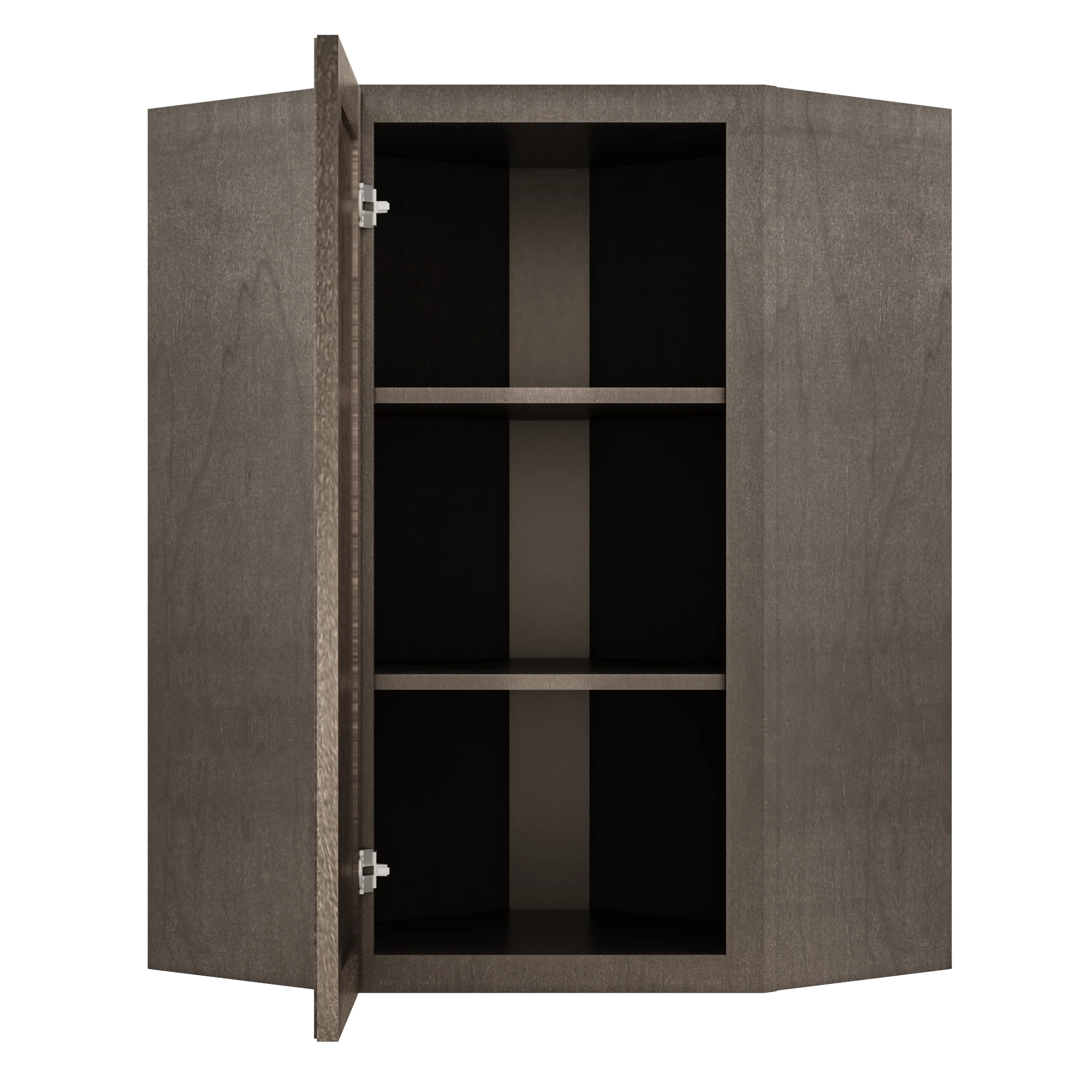Diagonal Corner Kitchen Cabinet DC2436 Milan Slate 24 in. width 36 in. height 12 in. depth - Image 5