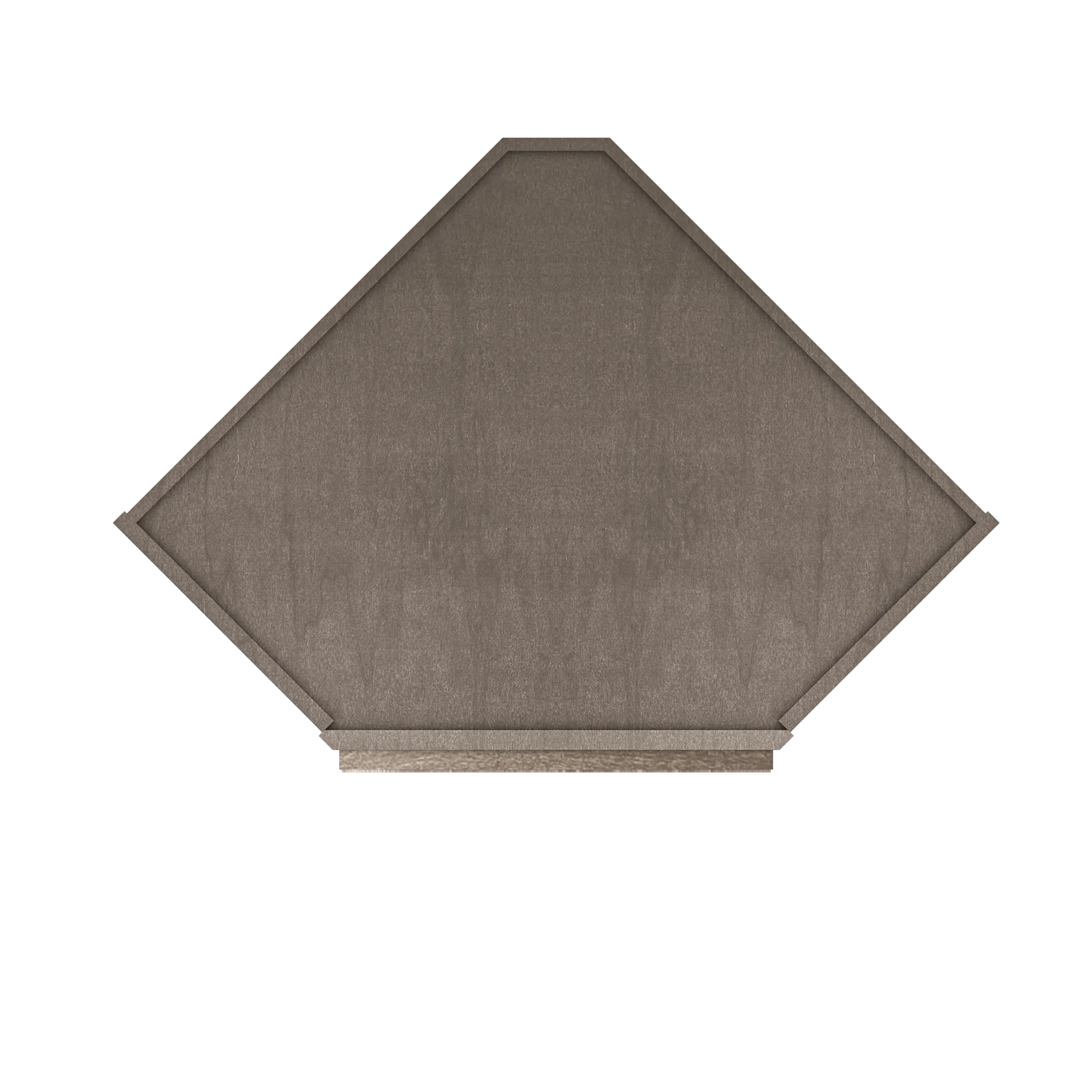 Diagonal Corner Kitchen Cabinet DC2436 Milan Slate 24 in. width 36 in. height 12 in. depth - Image 6