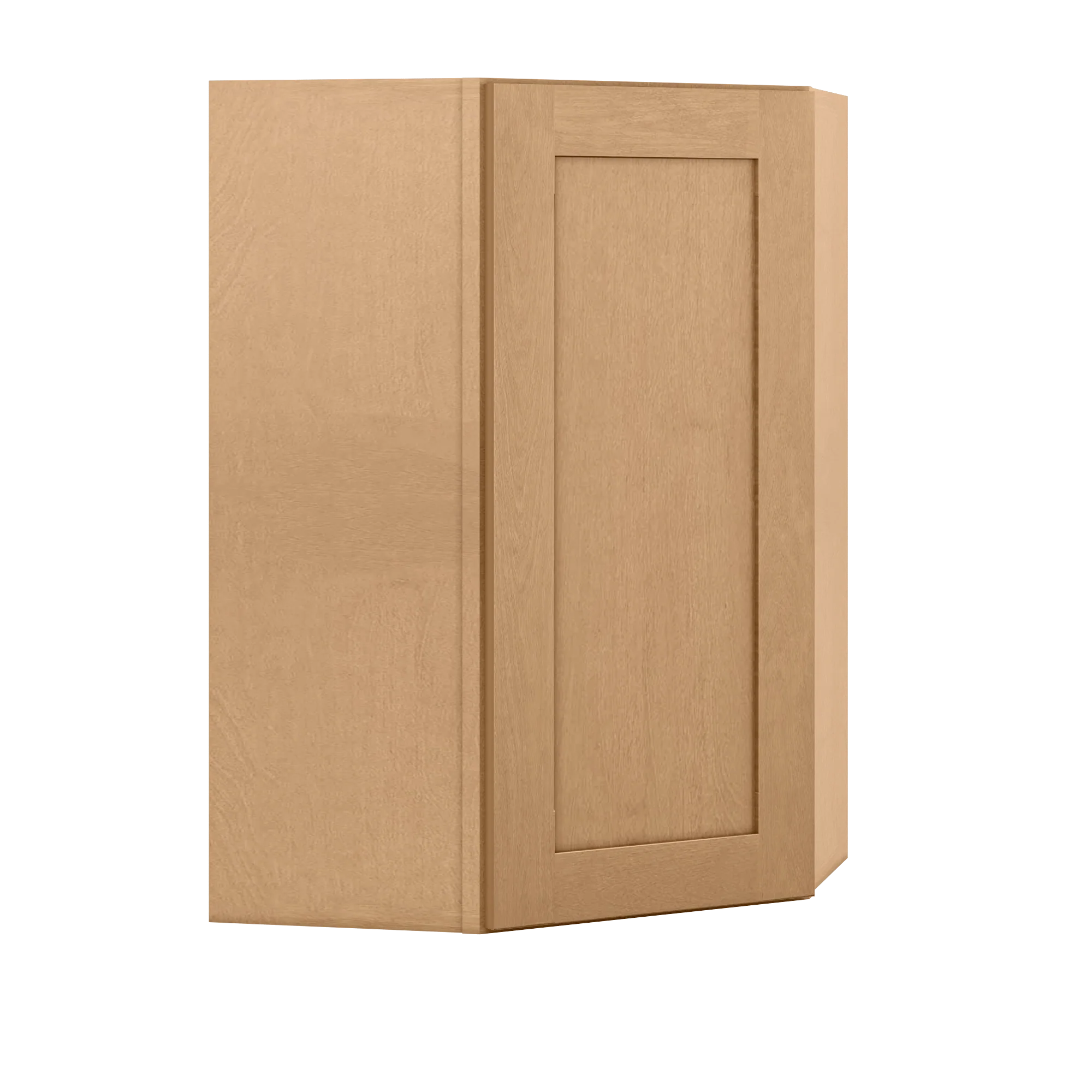 Diagonal Corner Kitchen Cabinet DC2436 Shaker Toffee 24 in. width 36 in. height 12 in. depth - Image 2