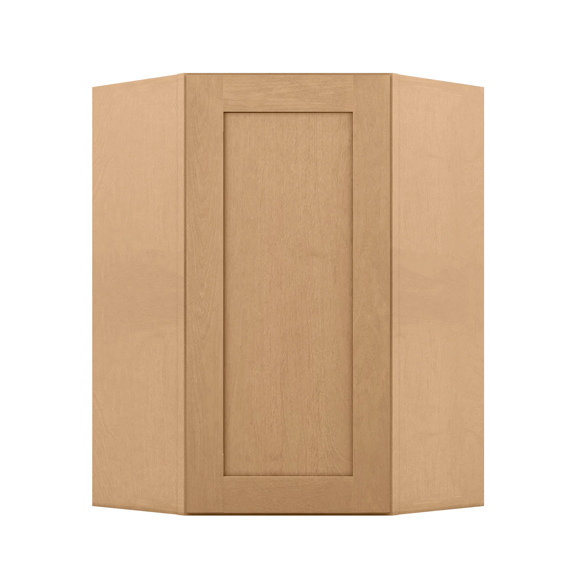 Diagonal Corner Kitchen Cabinet DC2436 Shaker Toffee 24 in. width 36 in. height 12 in. depth - Image 3