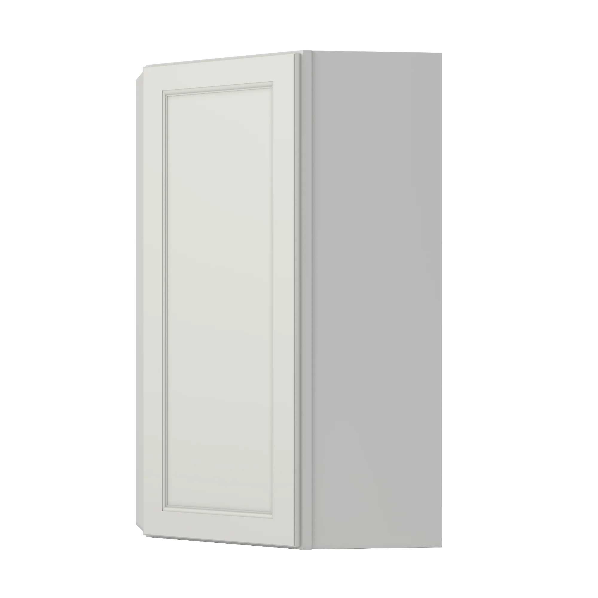 Diagonal Corner Kitchen Cabinet DC2442 Milan Pearl 24 in. width 42 in. height 12 in. depth - Image 2
