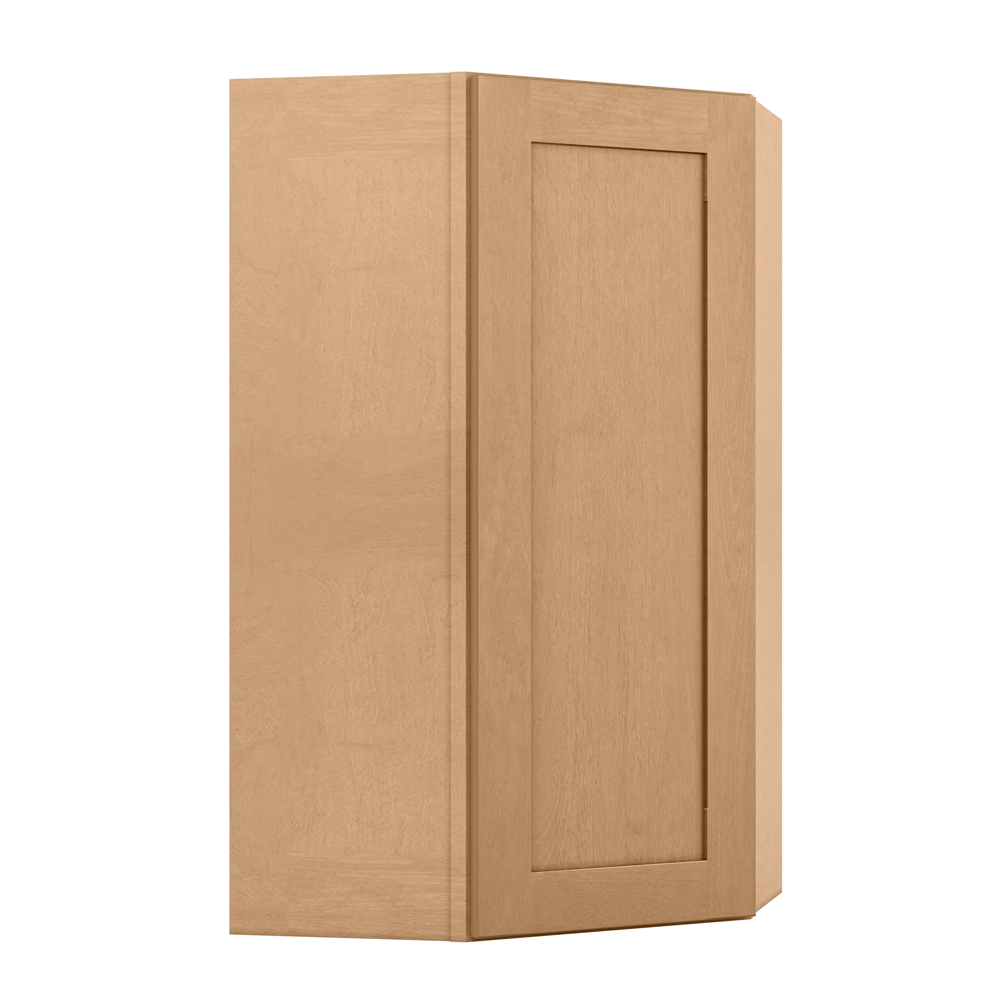Diagonal Corner Kitchen Cabinet DC2442 Shaker Toffee 24 in. width 42 in. height 12 in. depth - Image 2