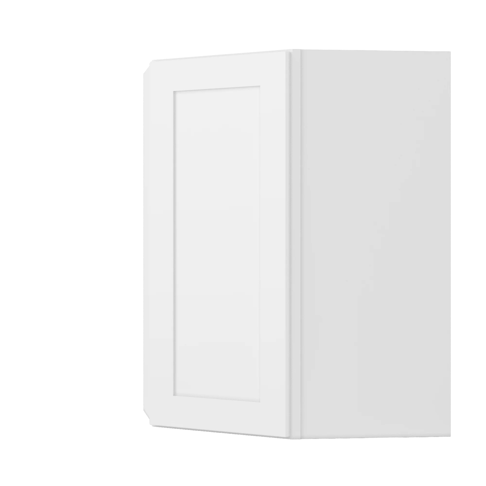 Diagonal Corner Kitchen Cabinet DC2736 Alpina White LessCare 27 in. width 36 in. height 15 in. depth - Image 2