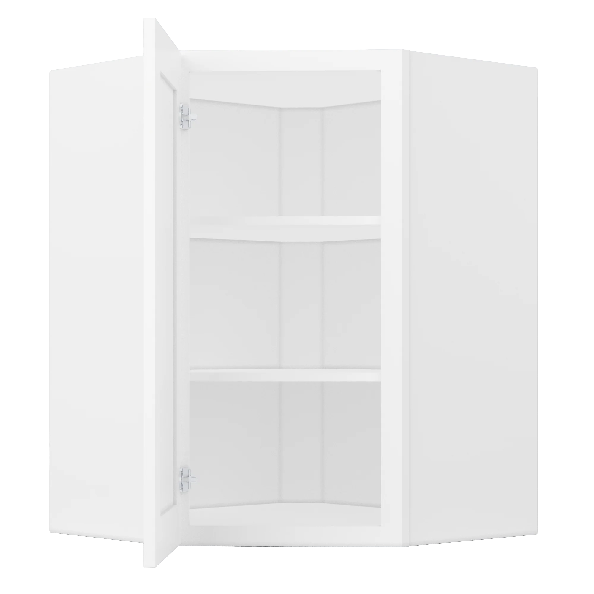 Diagonal Corner Kitchen Cabinet DC2736 Alpina White LessCare 27 in. width 36 in. height 15 in. depth - Image 5