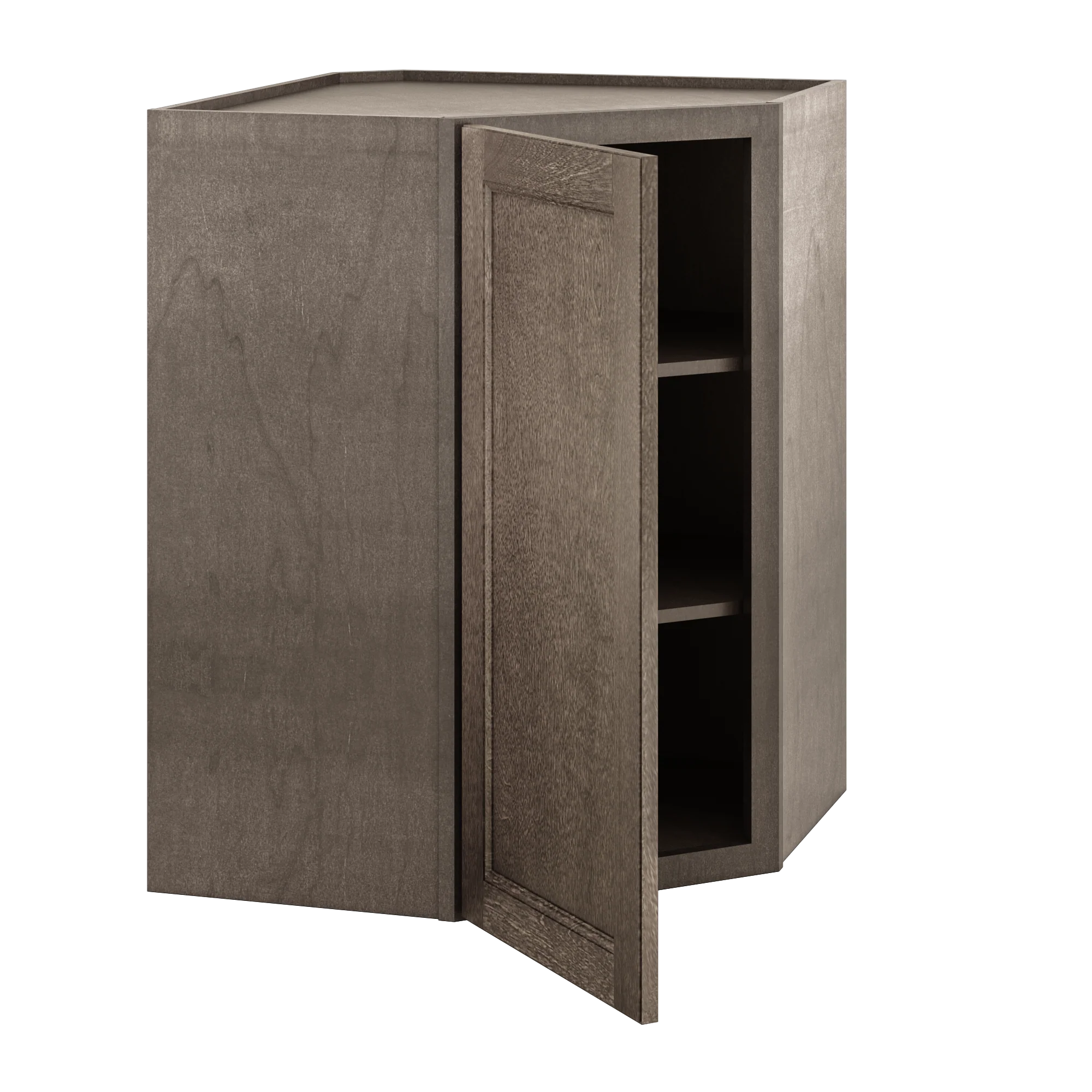 Diagonal Corner Kitchen Cabinet DC2736 Milan Slate 27 in. width 36 in. height 15 in. depth - Image 4