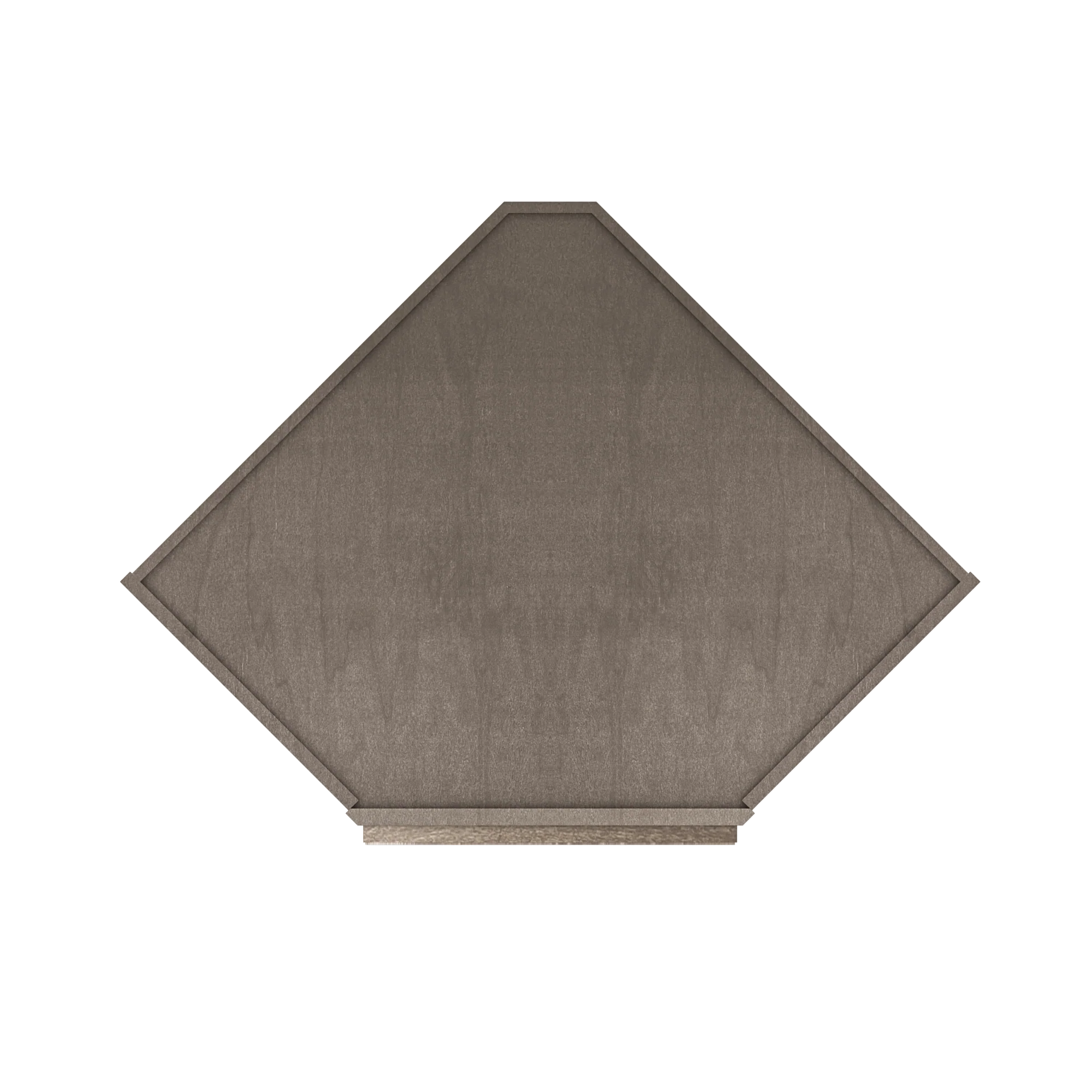 Diagonal Corner Kitchen Cabinet DC2736 Milan Slate 27 in. width 36 in. height 15 in. depth - Image 6