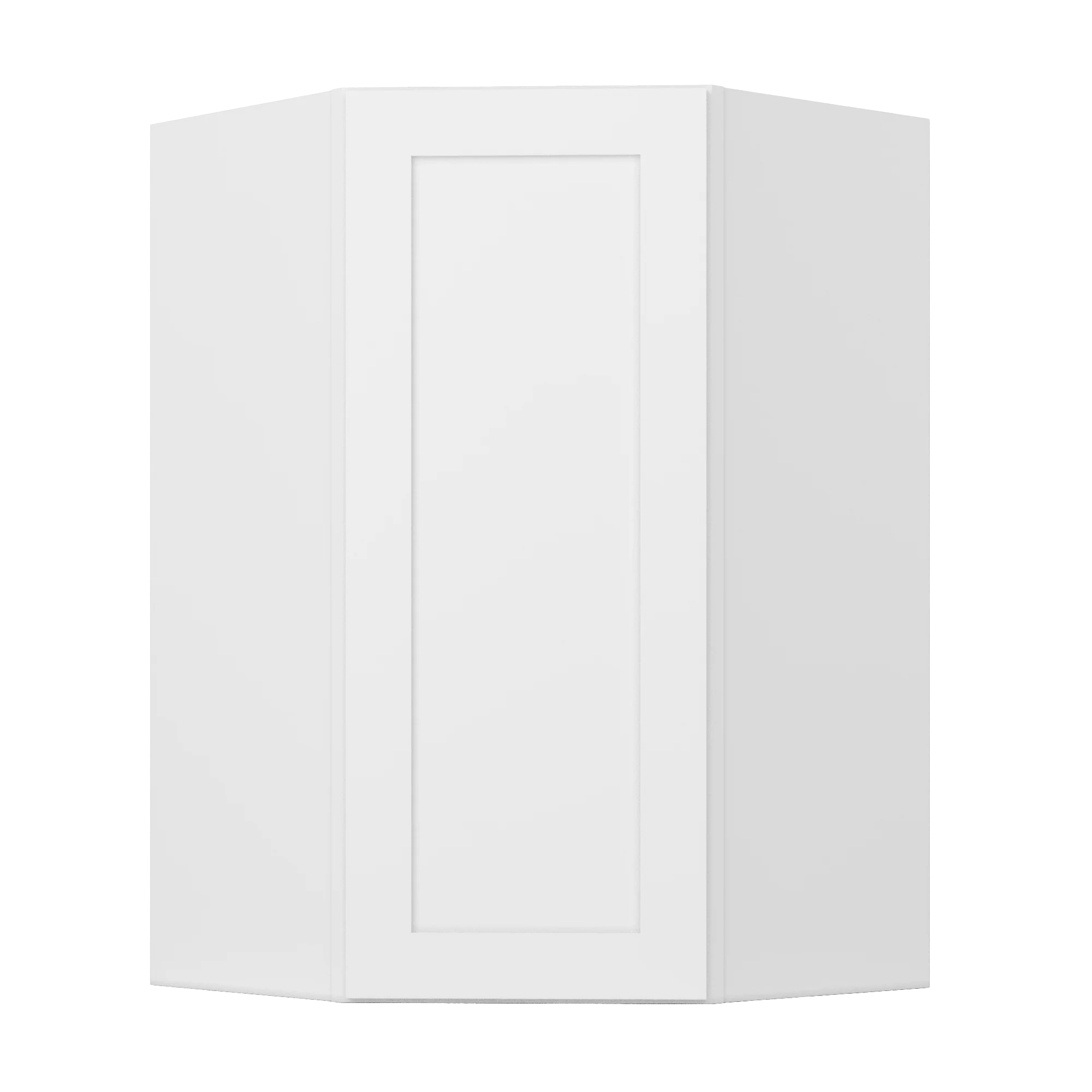 Diagonal Corner Kitchen Cabinet DC2742 Alpina White LessCare 27 in. width 42 in. height 15 in. depth - Image 2