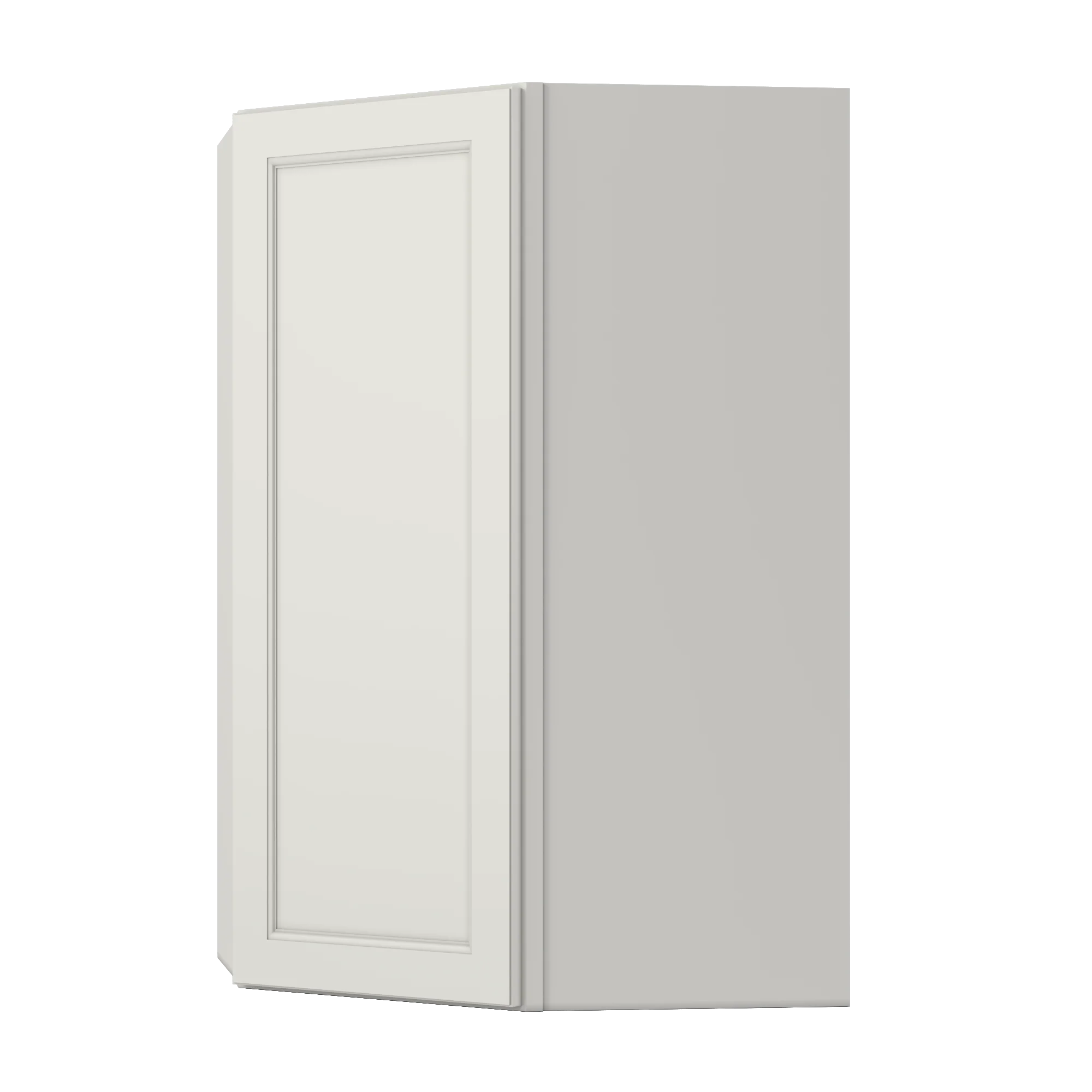 Diagonal Corner Kitchen Cabinet DC2742 Milan Pearl 27 in. width 42 in. height 15 in. depth - Image 2