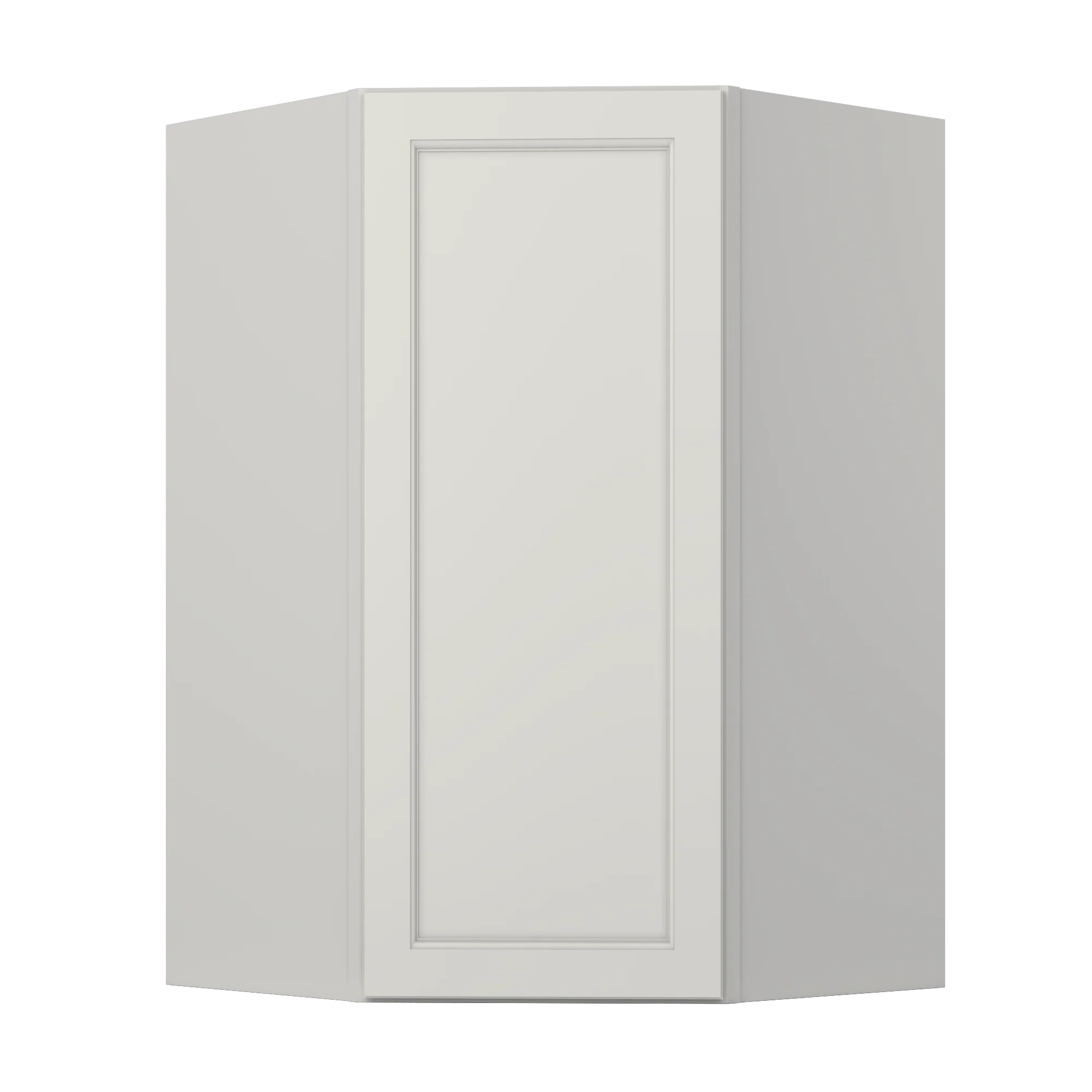 Diagonal Corner Kitchen Cabinet DC2742 Milan Pearl 27 in. width 42 in. height 15 in. depth - Image 3
