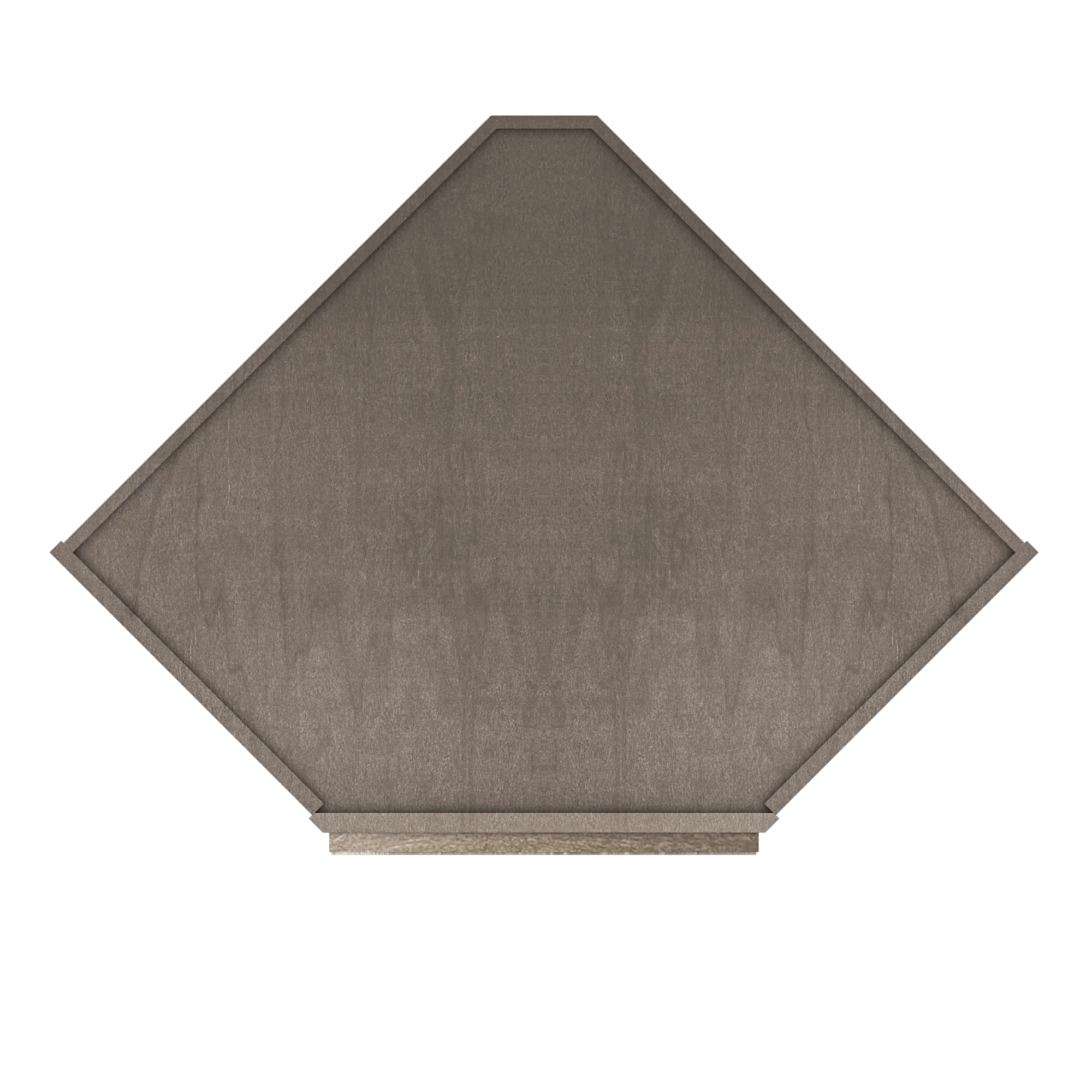 Diagonal Corner Kitchen Cabinet DC2742 Milan Slate 27 in. width 42 in. height 15 in. depth - Image 6
