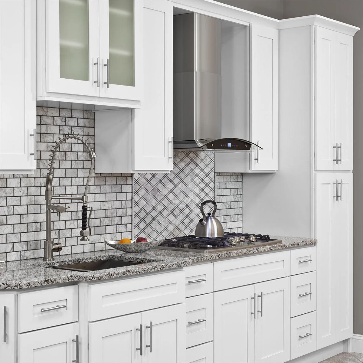 Dishwasher End Panel Molding PEPR335 Alpina White LessCare 3 in. width 34.5 in. height 24 in. depth - Image 3