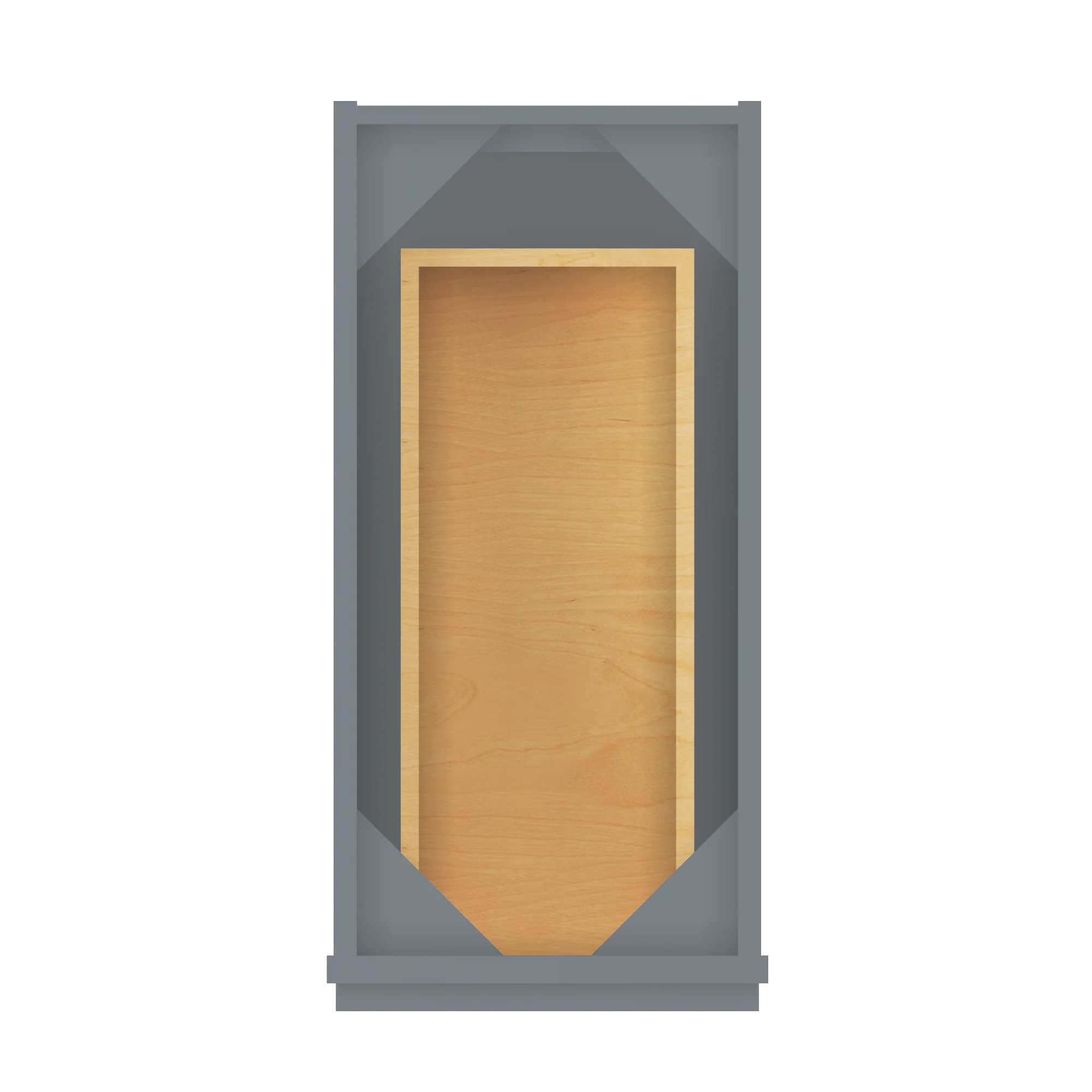 Drawer Base Kitchen Cabinet DB12 Colonial Gray LessCare 12 in. width 34.5 in. height 24 in. depth - Image 6