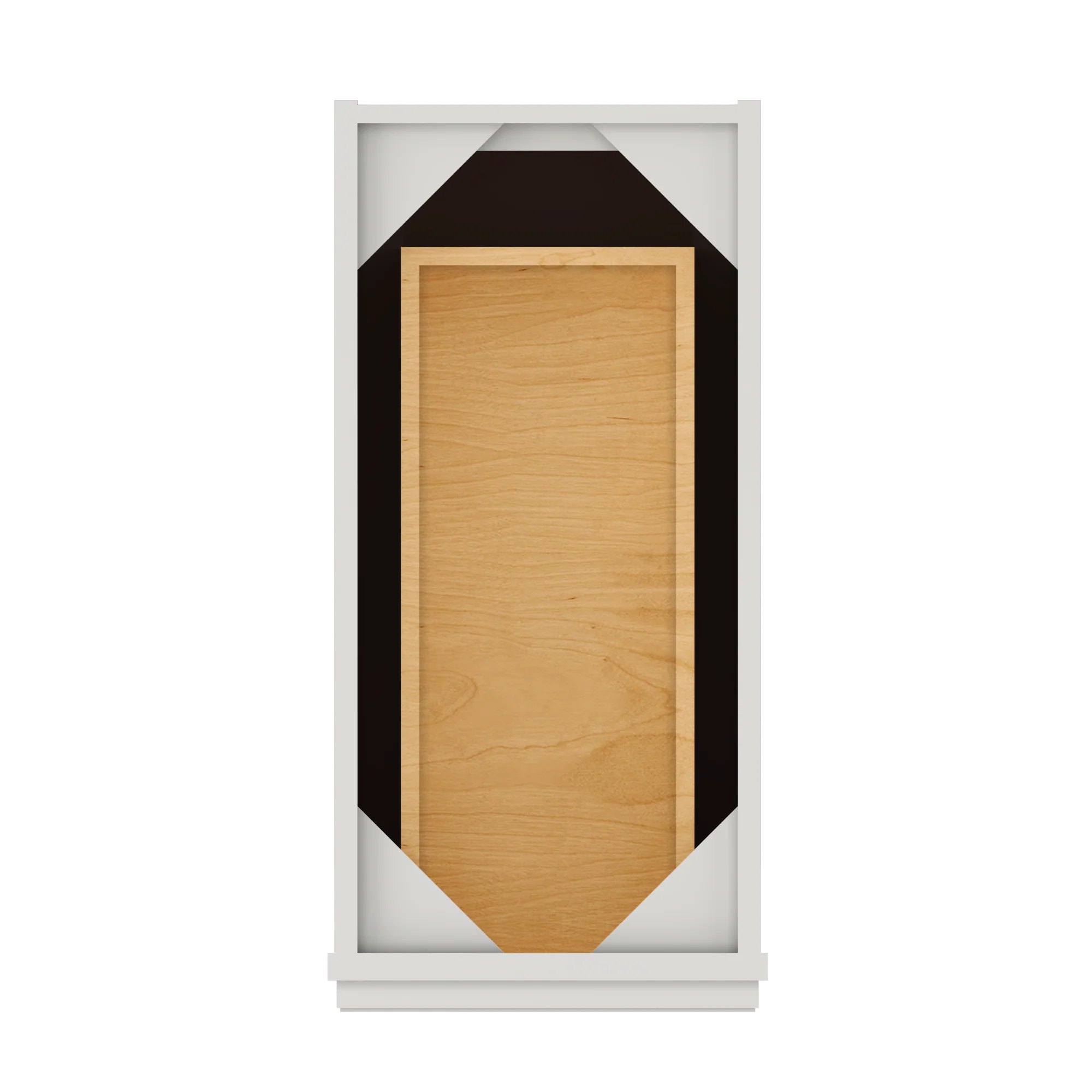 Drawer Base Kitchen Cabinet DB12 Milan Pearl 12 in. width 34.5 in. height 24 in. depth - Image 6