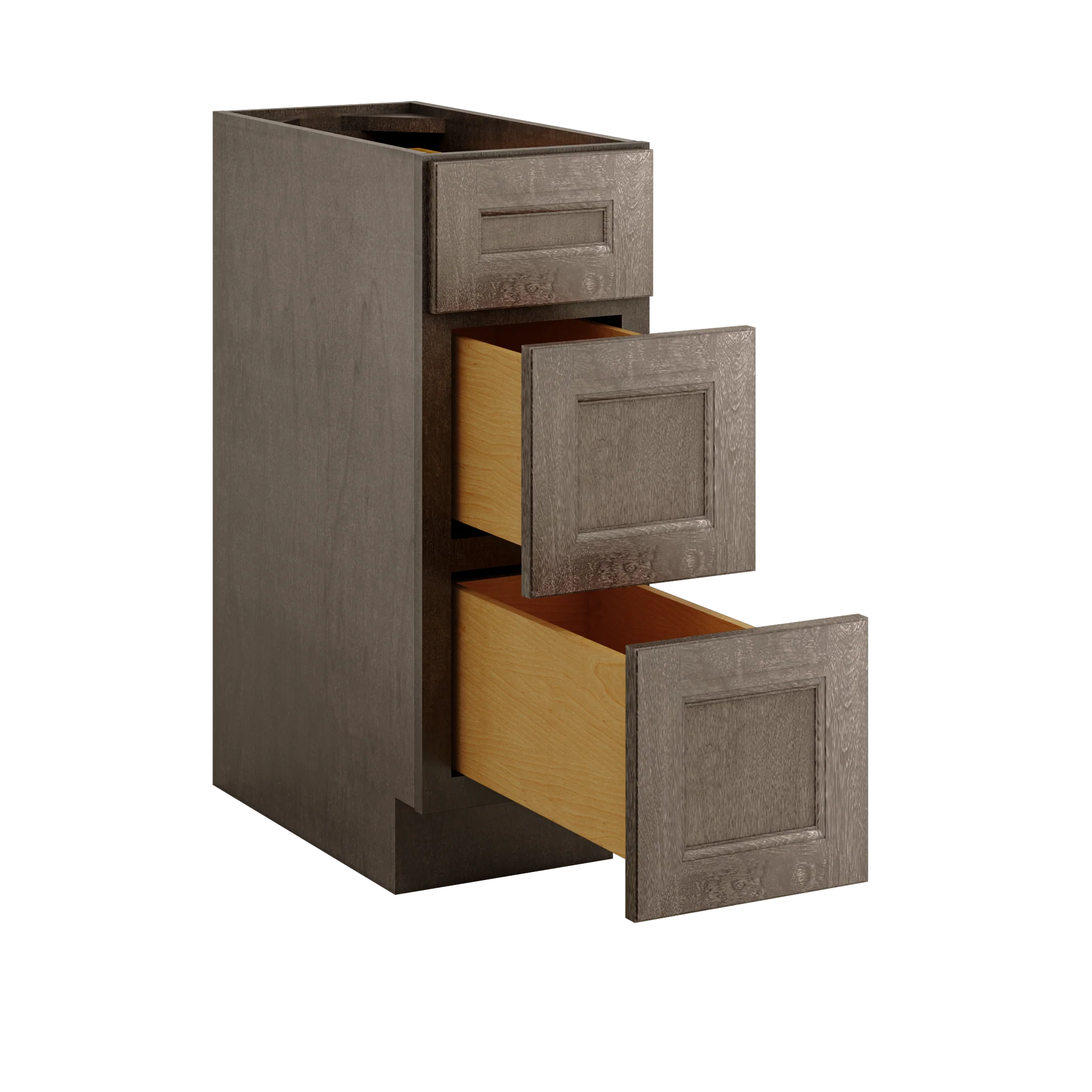 Drawer Base Kitchen Cabinet DB12 Milan Slate 12 in. width 34.5 in. height 24 in. depth - Image 4