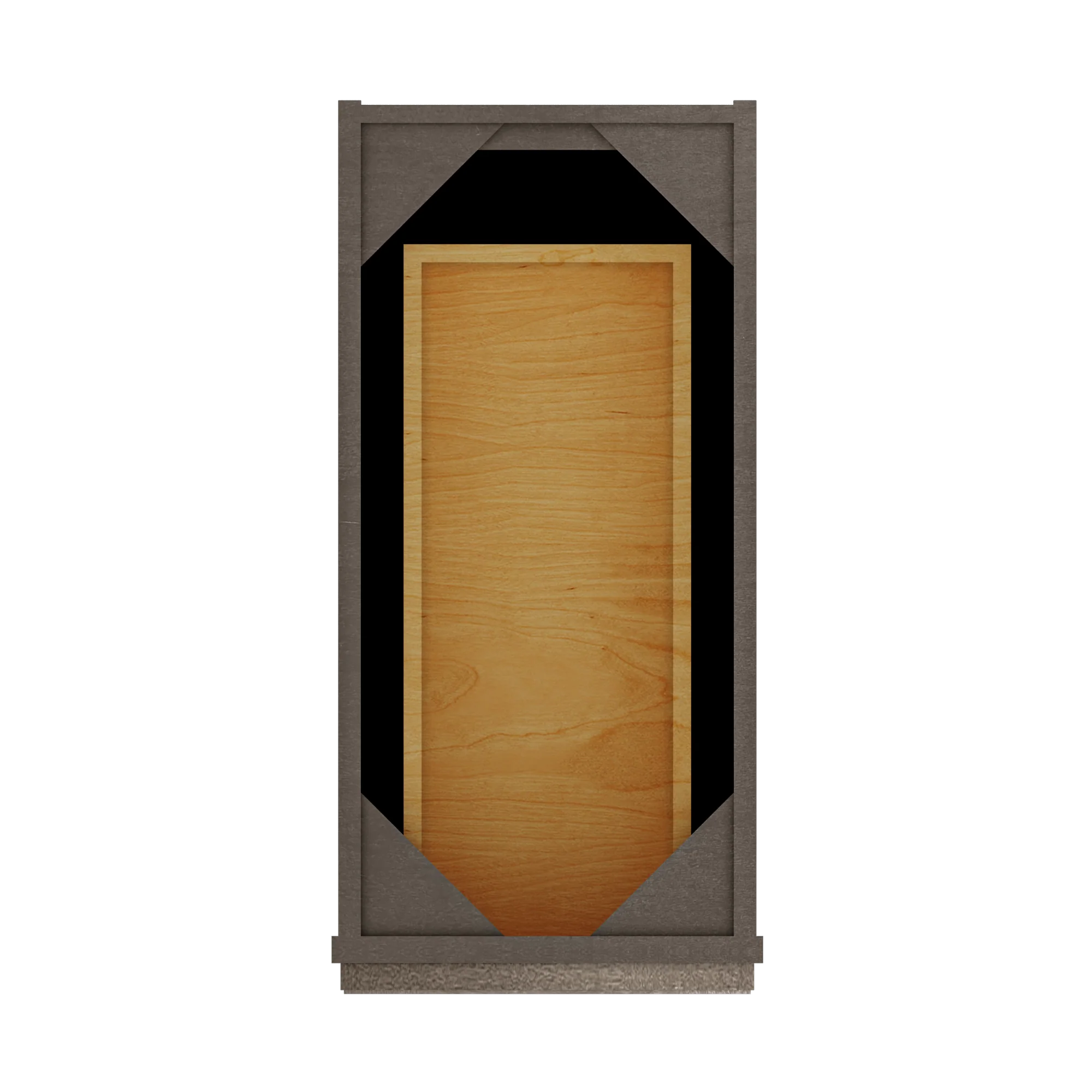 Drawer Base Kitchen Cabinet DB12 Milan Slate 12 in. width 34.5 in. height 24 in. depth - Image 6