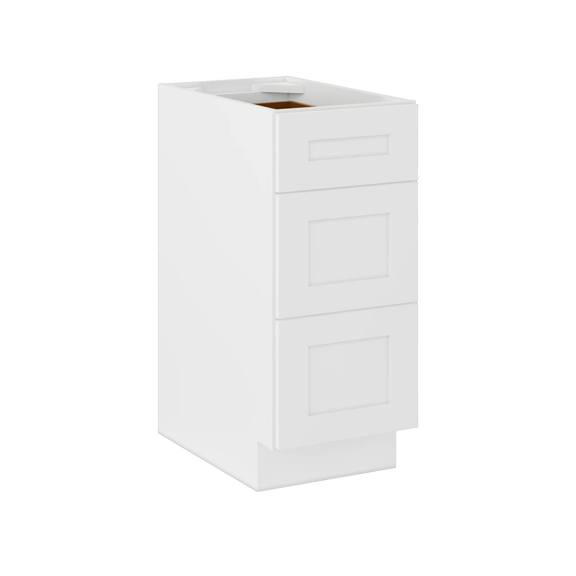 Drawer Base Kitchen Cabinet DB15 Alpina White LessCare 15 in. width 34.5 in. height 24 in. depth - Image 2
