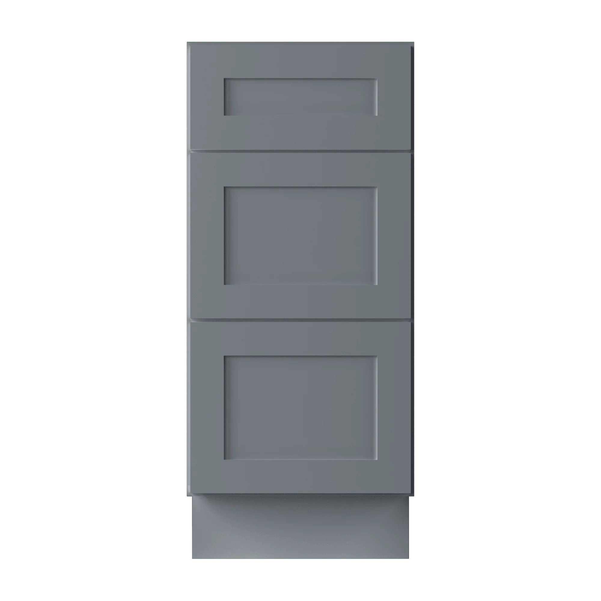 Drawer Base Kitchen Cabinet DB15 Colonial Gray LessCare 15 in. width 34.5 in. height 24 in. depth - Image 3