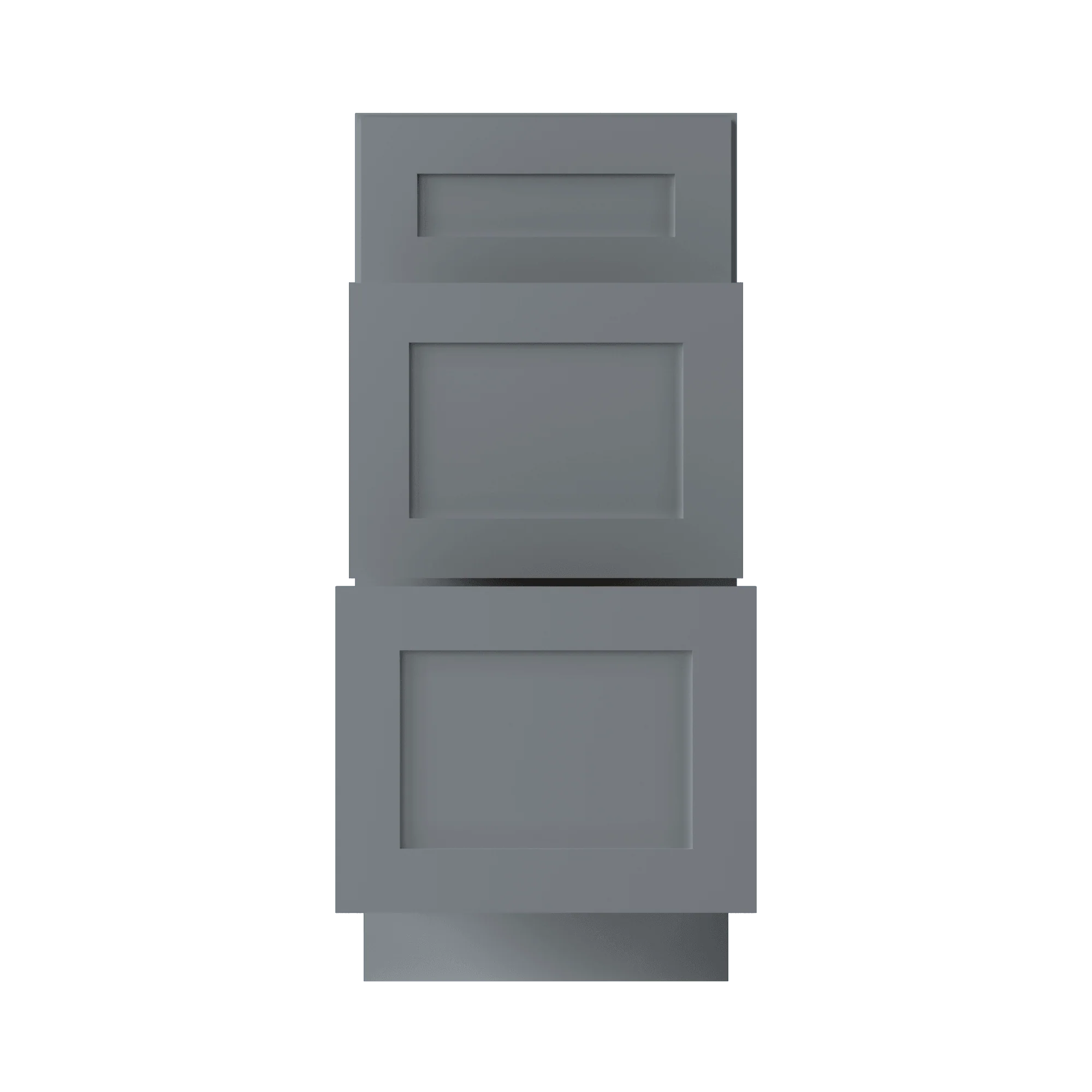 Drawer Base Kitchen Cabinet DB15 Colonial Gray LessCare 15 in. width 34.5 in. height 24 in. depth - Image 4