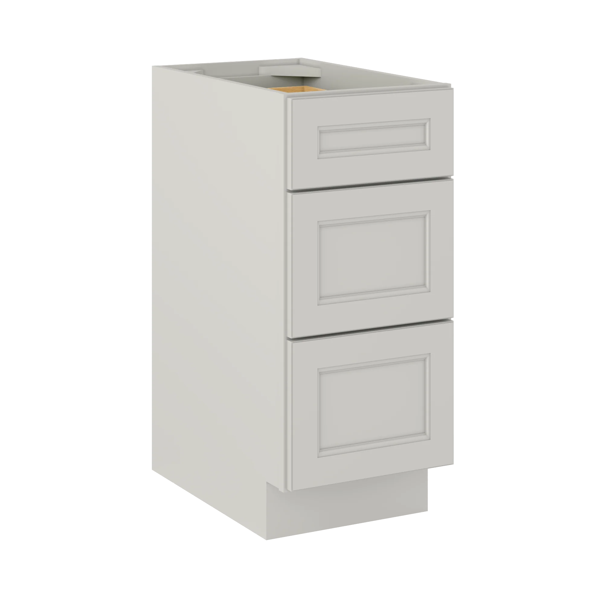 Drawer Base Kitchen Cabinet DB15 Milan Pearl 15 in. width 34.5 in. height 24 in. depth - Image 2